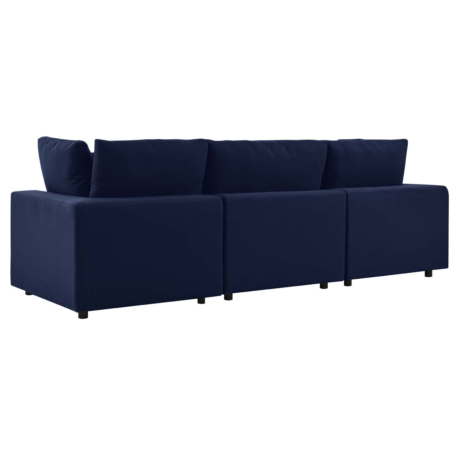 Modway Outdoor Sofas - Commix Sunbrella Outdoor Patio Sofa Navy