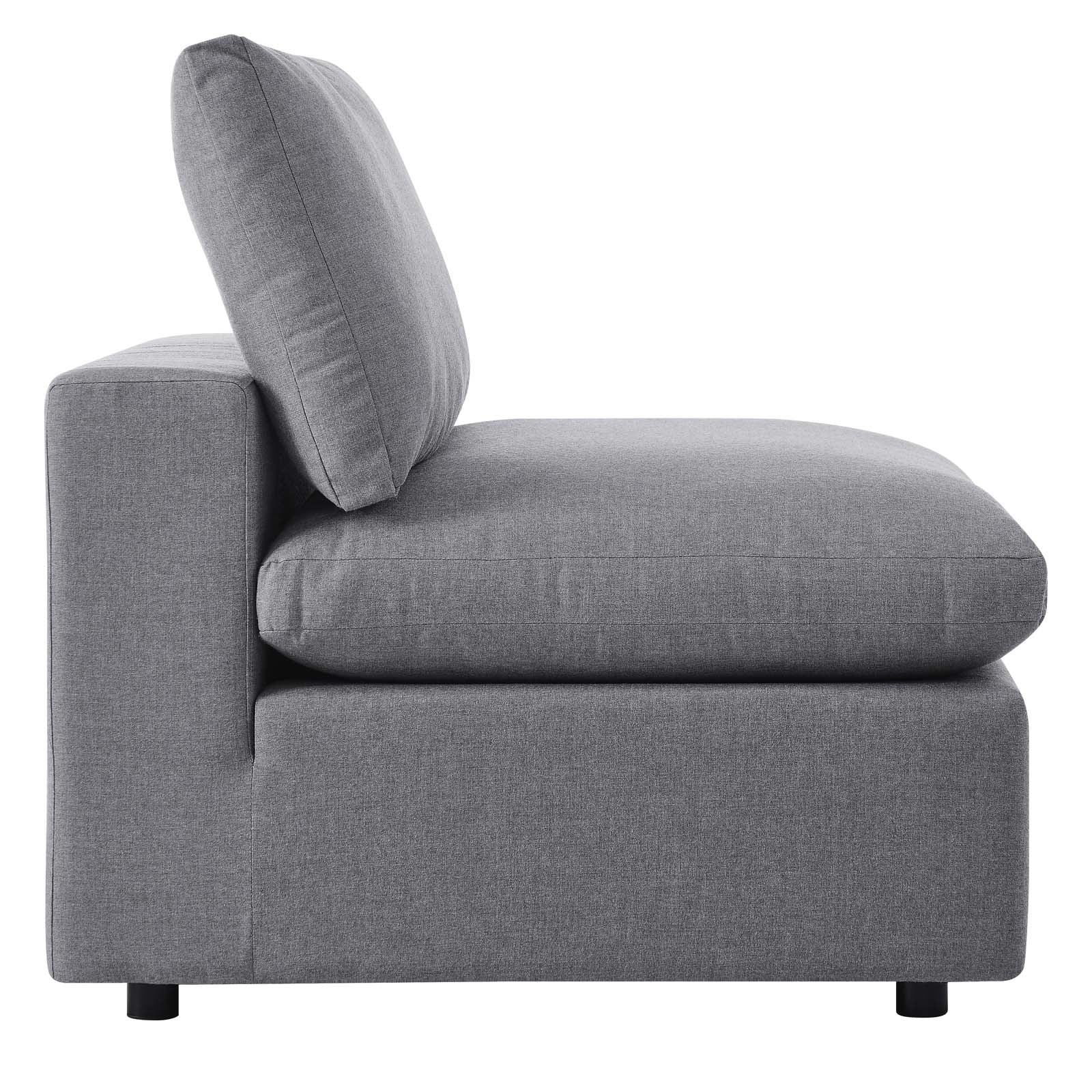 Modway Outdoor Sofas - Commix Sunbrella Outdoor Patio Sofa Gray