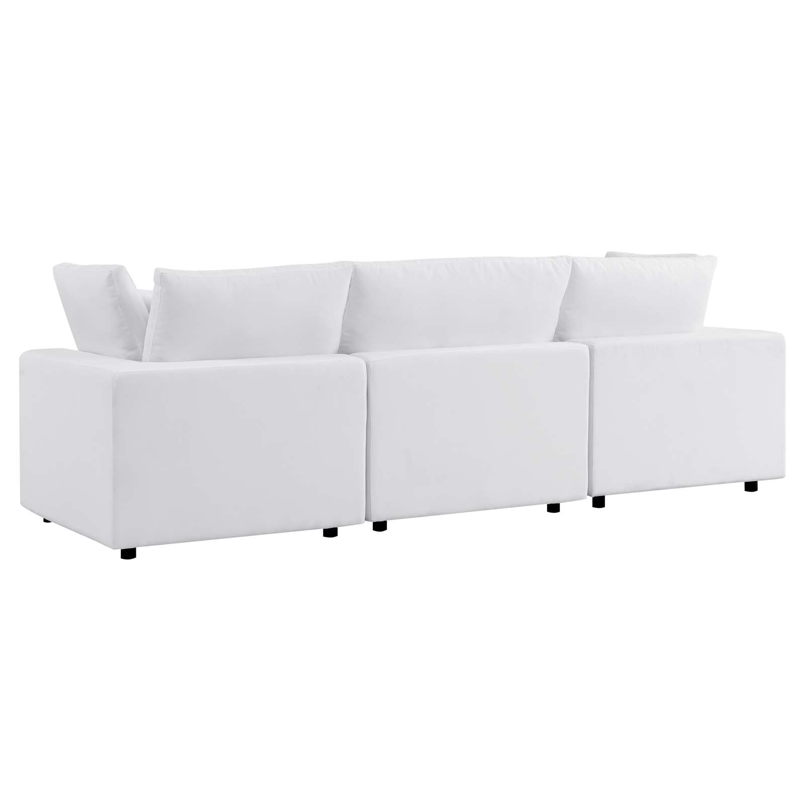 Modway Outdoor Sofas - Commix Sunbrella Outdoor Patio Sofa White