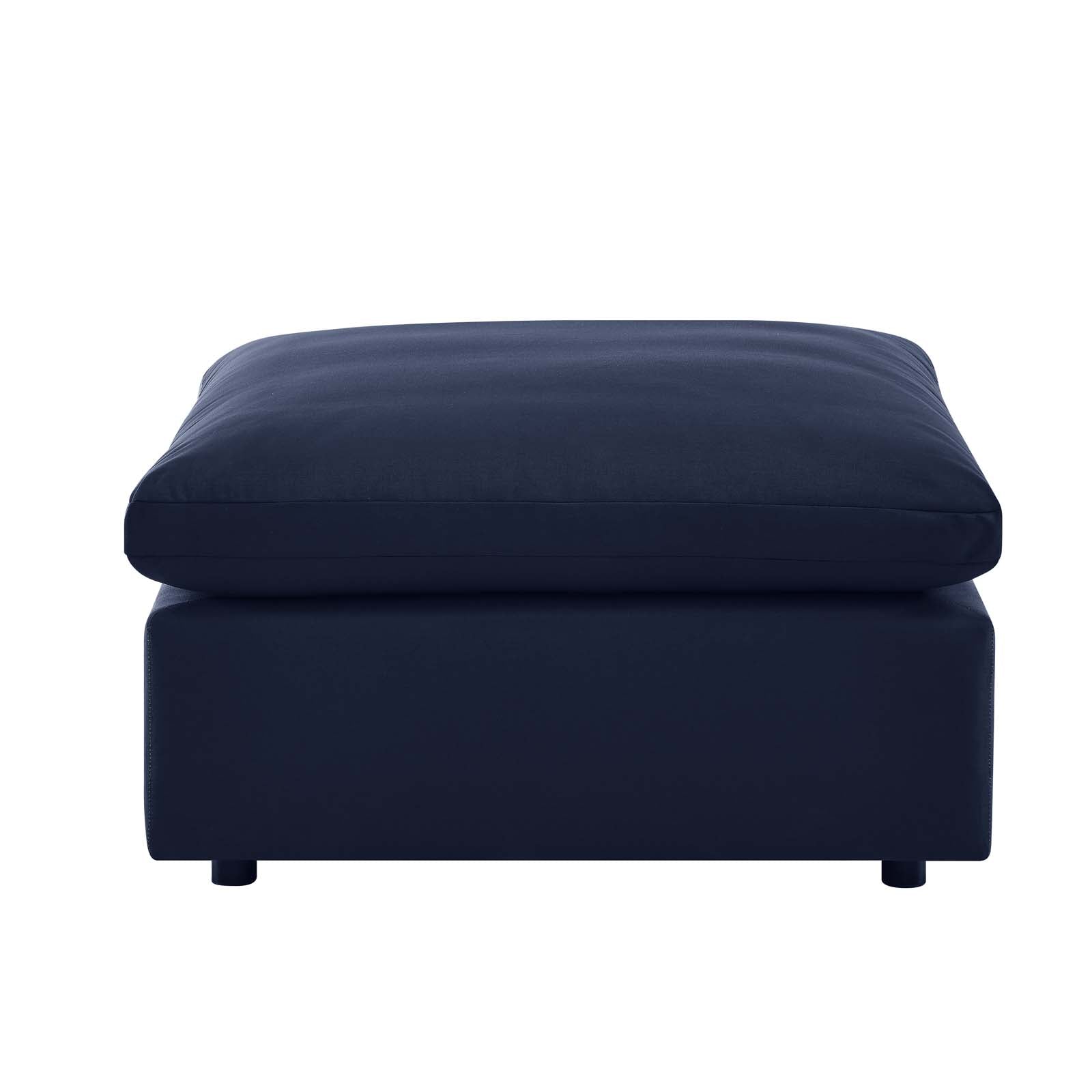 Modway Outdoor Sofas - Commix 4-Piece Outdoor Patio Sectional Sofa Navy