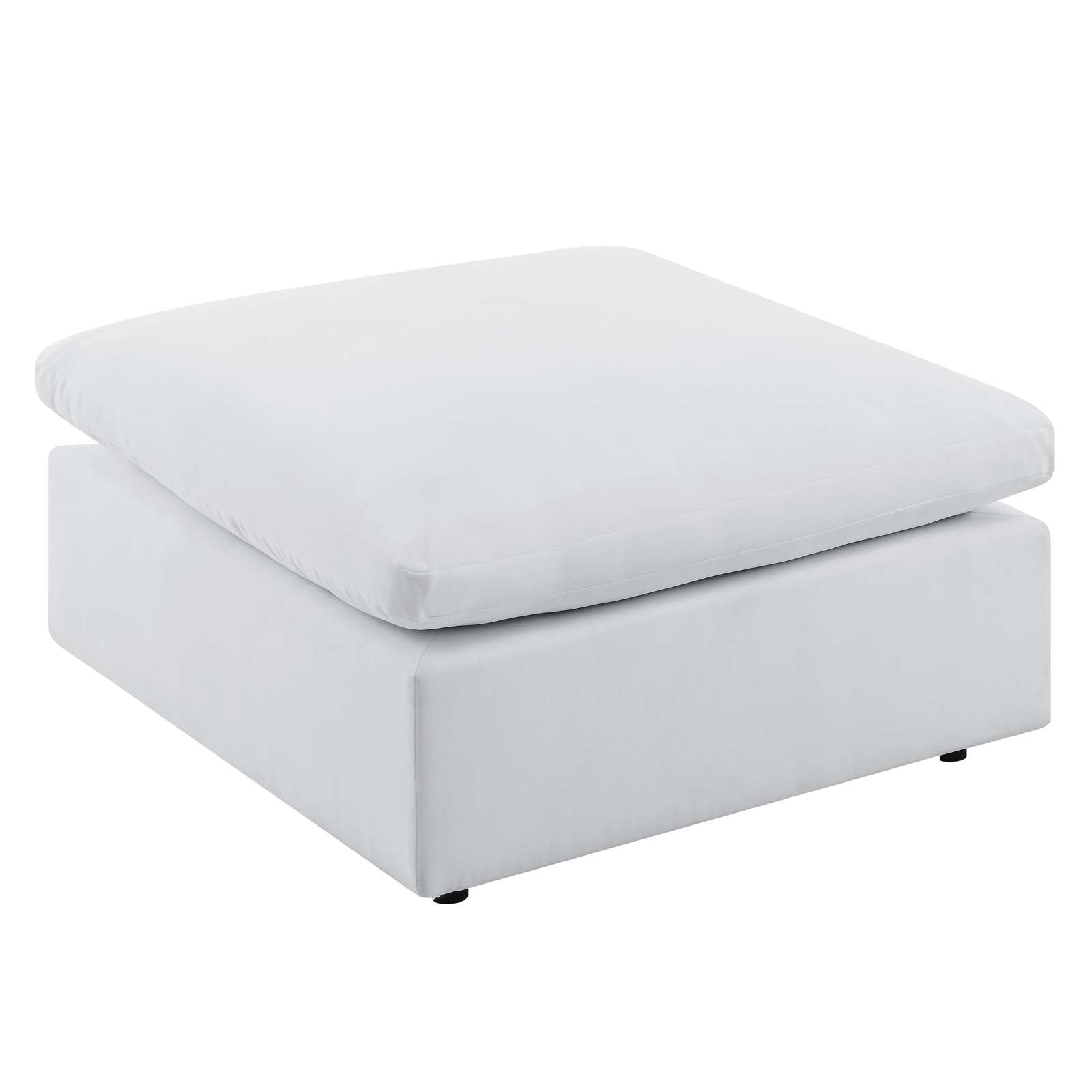 Modway Outdoor Sofas - Commix 4-Piece Sunbrella Outdoor Patio Sectional Sofa White