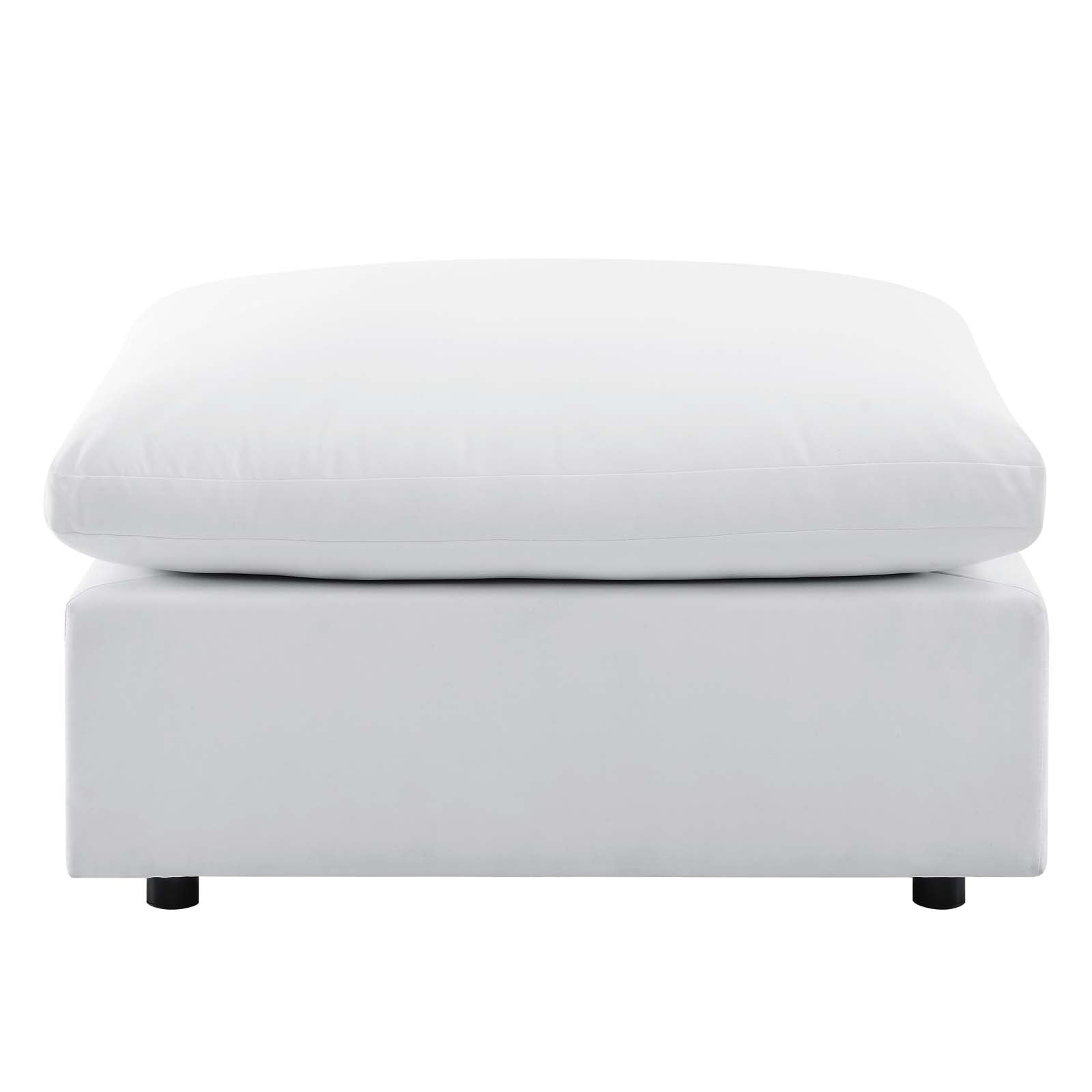 Modway Outdoor Sofas - Commix 4-Piece Sunbrella Outdoor Patio Sectional Sofa White