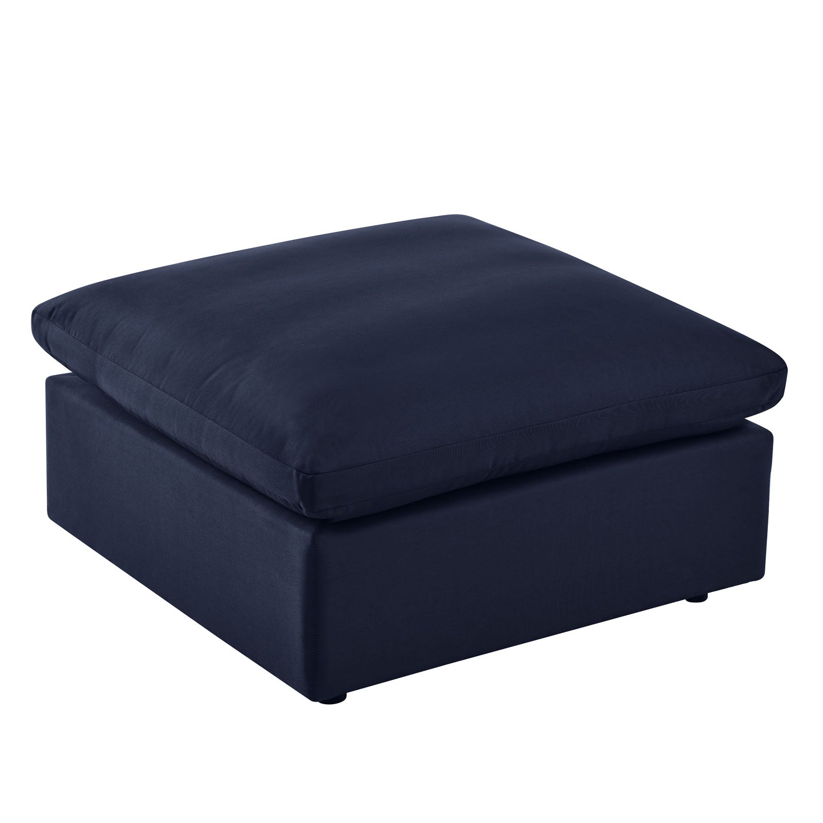 Modway Outdoor Sofas - Commix 5-Piece Outdoor 144 W Patio Sectional Sofa Navy