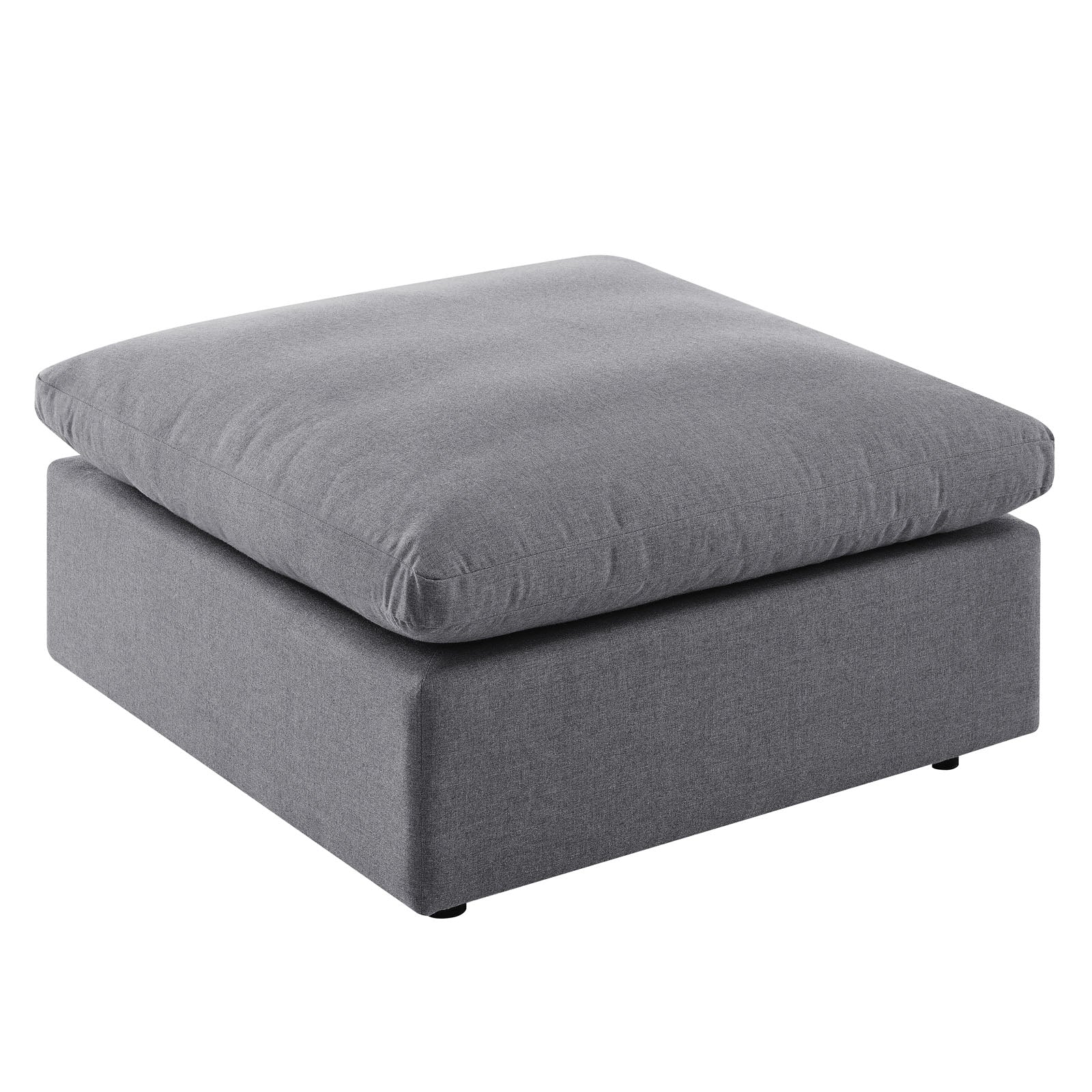 Modway Outdoor Sofas - Commix 145" 5-Piece Sunbrella Outdoor Patio Sectional Sofa Gray