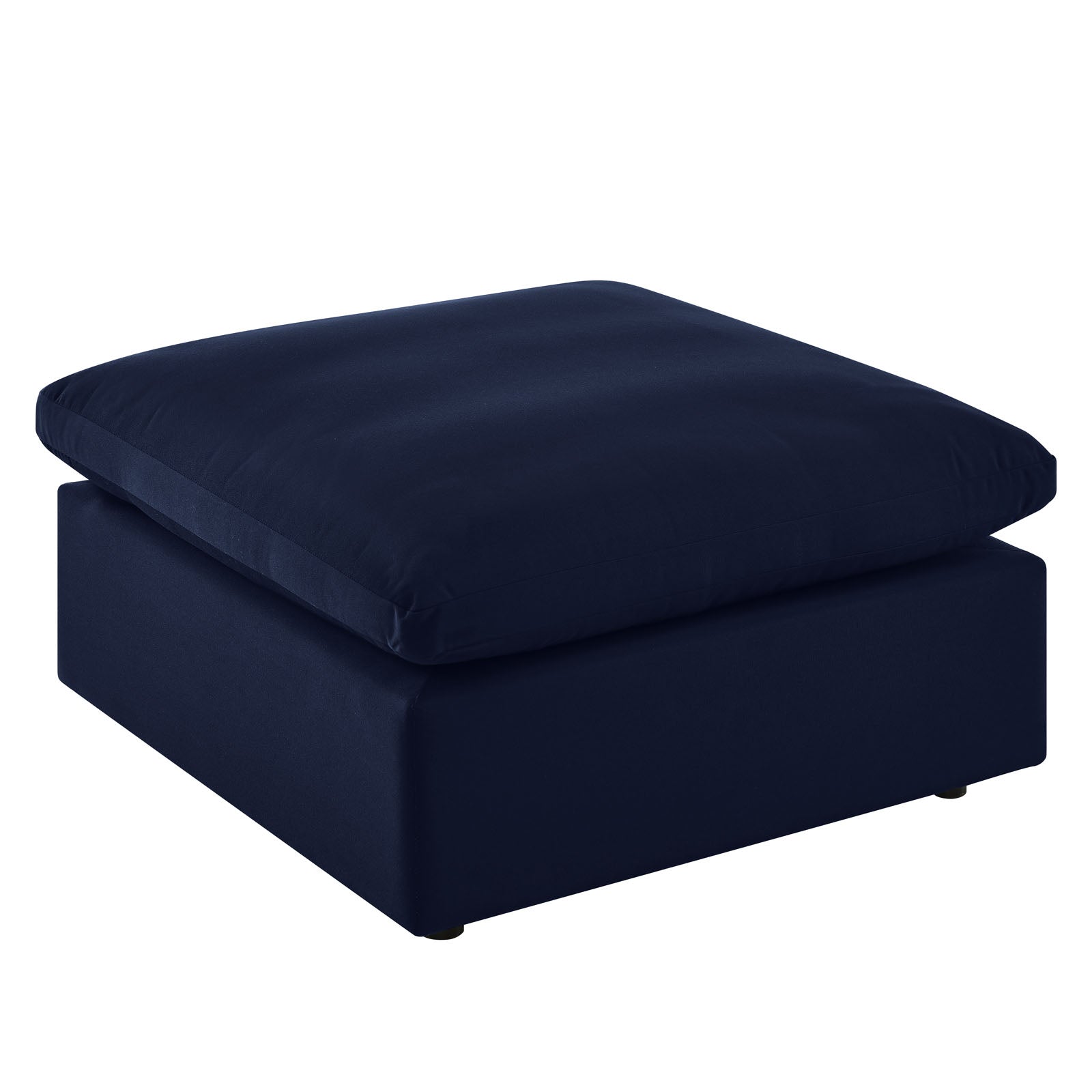 Modway Outdoor Sofas - Commix 6-Piece Sunbrella Outdoor Patio Sectional Sofa Navy
