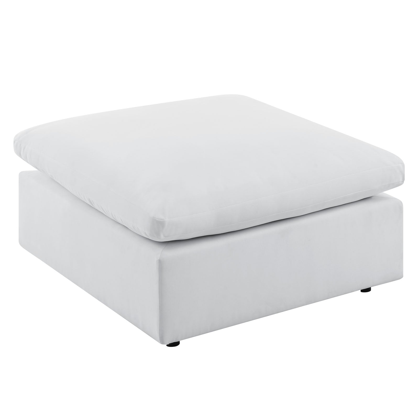 Modway Outdoor Sofas - Commix 6-Piece Sunbrella Outdoor Patio Sectional Sofa White