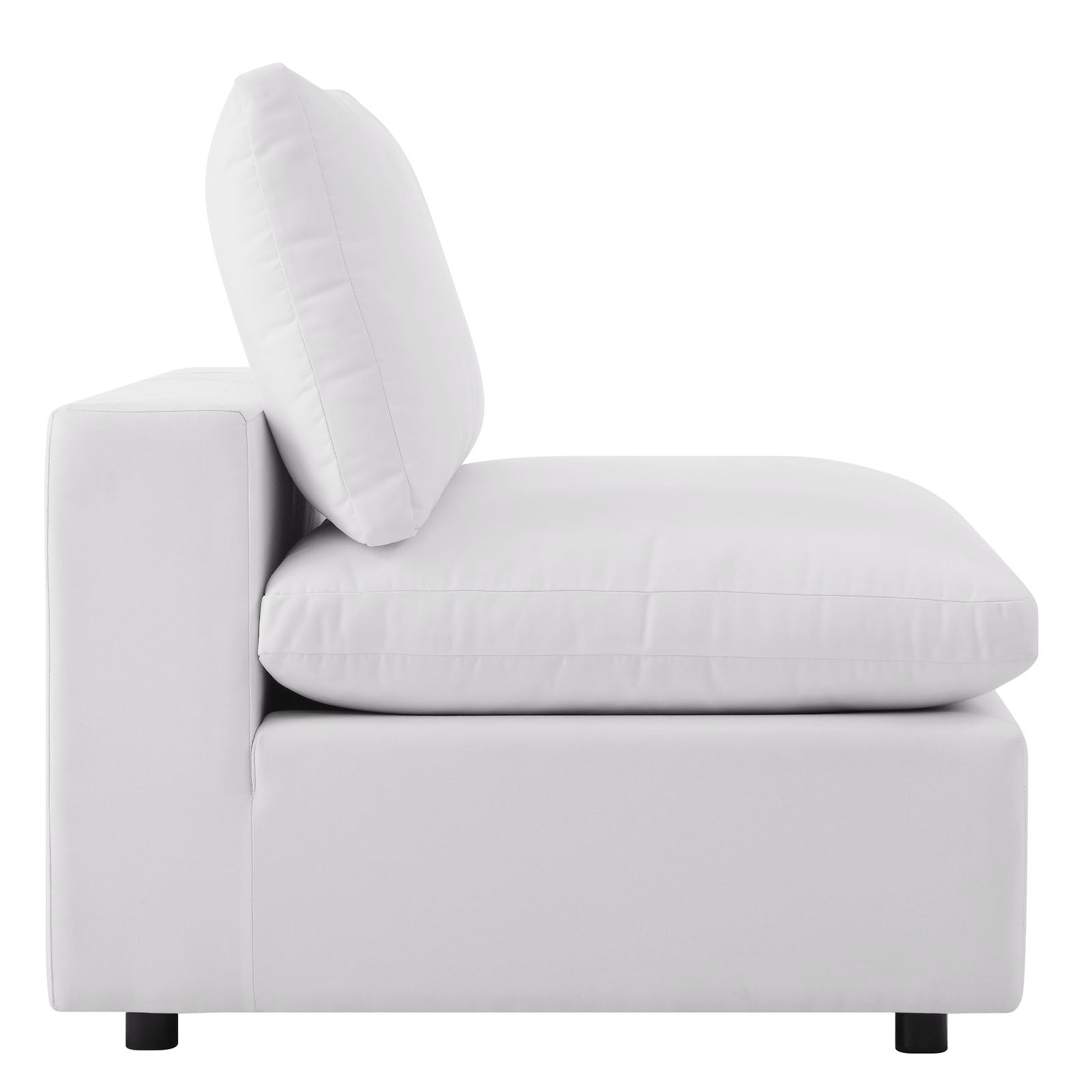 Modway Outdoor Sofas - Commix 7-Piece Outdoor Patio Sectional Sofa White