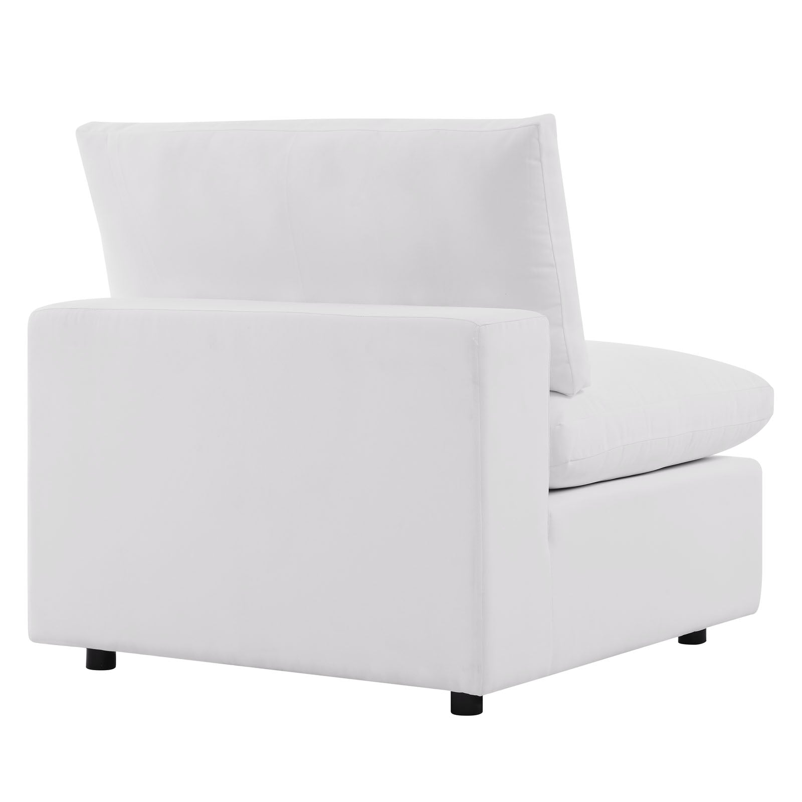 Modway Outdoor Sofas - Commix 7-Piece Outdoor Patio Sectional Sofa White