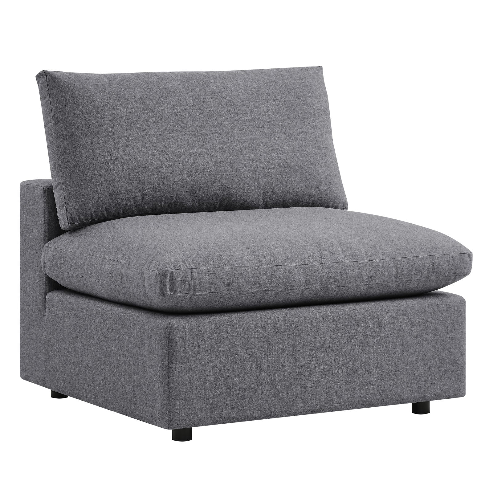 Modway Outdoor Sofas - Commix 7-Piece Sunbrella Outdoor Patio Sectional Sofa Gray
