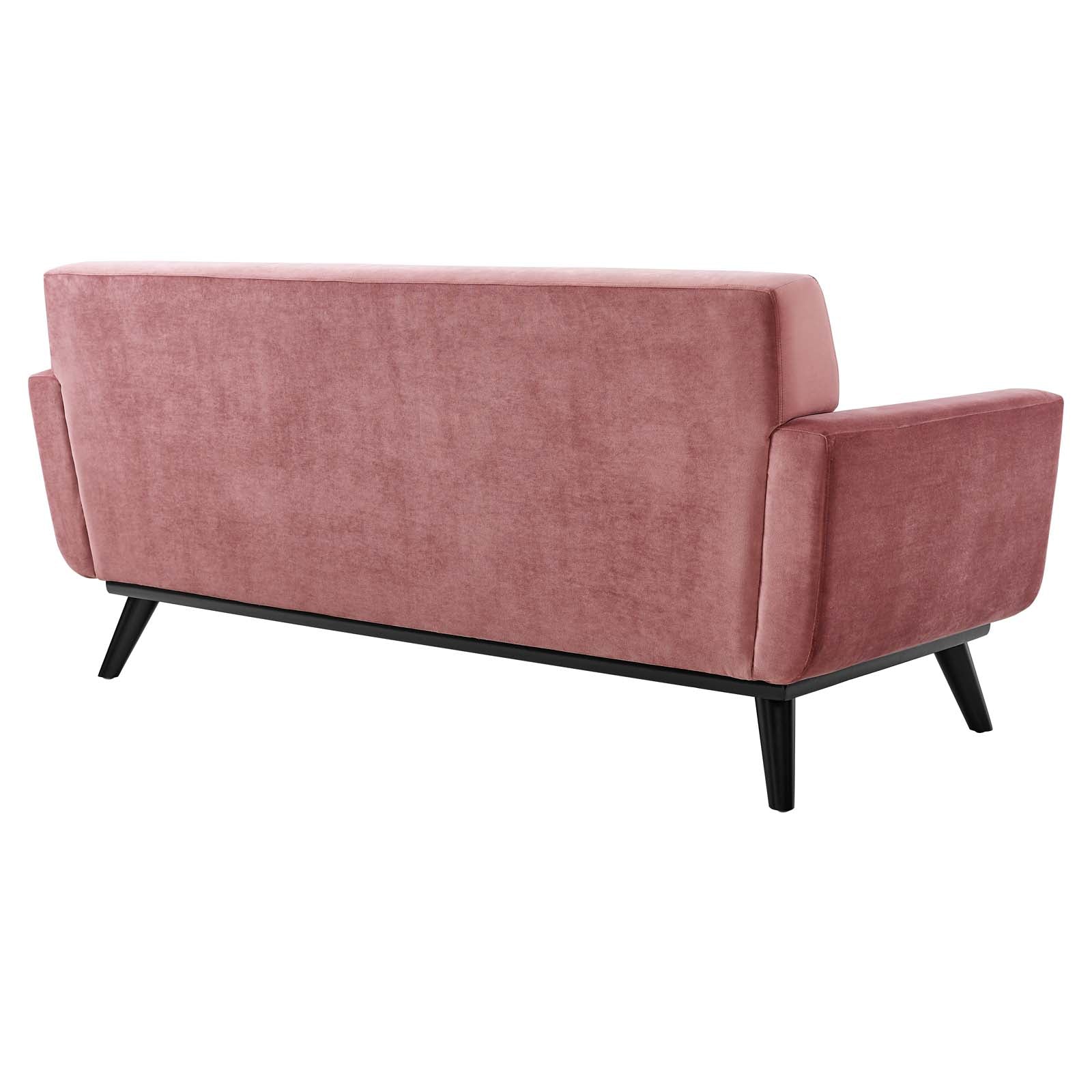 Modway Loveseats - Engage Performance Velvet Loveseat Dusty Rose