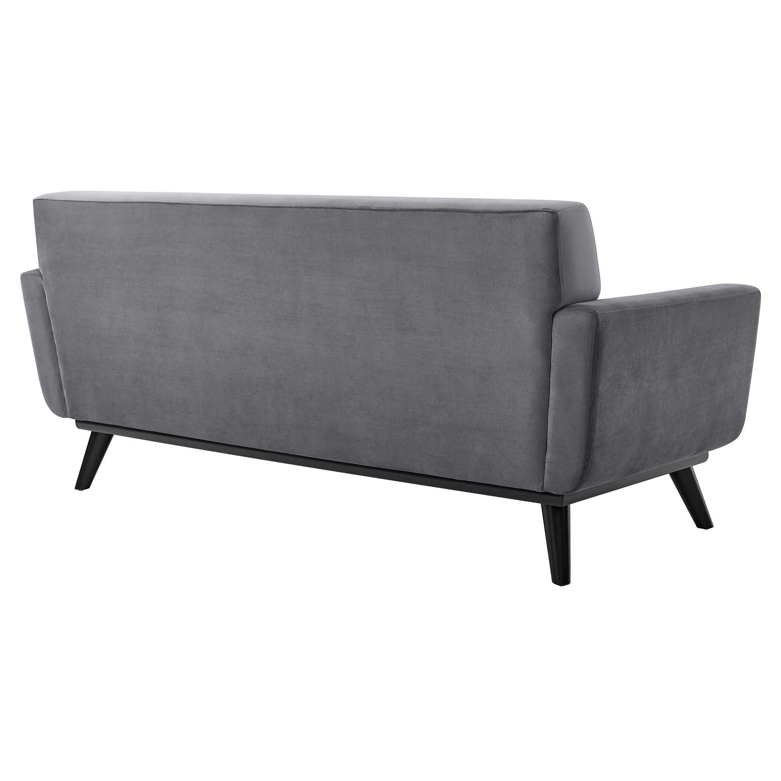 Modway Loveseats - Engage Performance Velvet Loveseat Gray