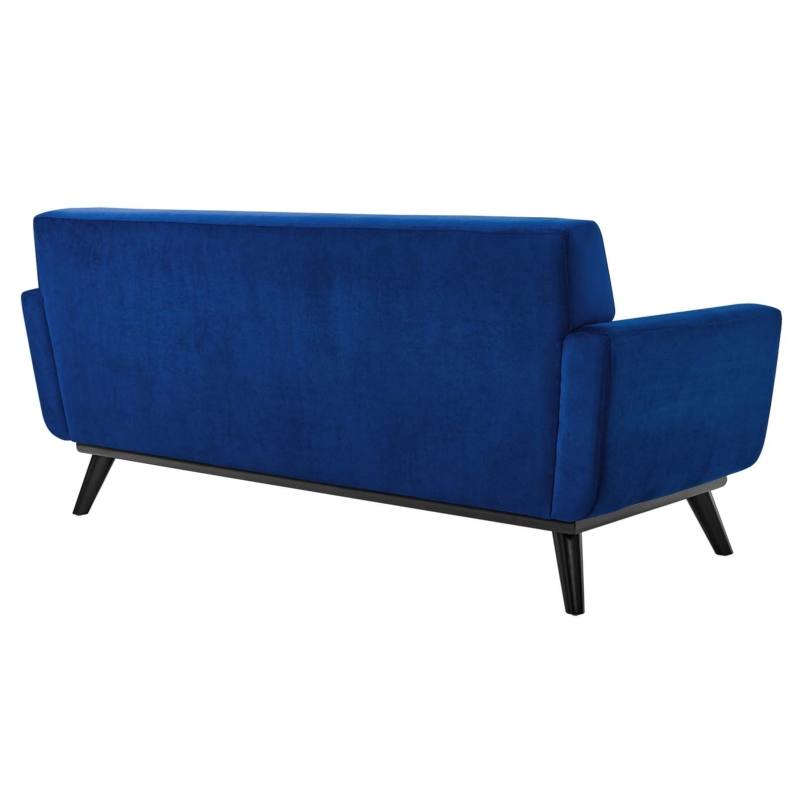 Modway Loveseats - Engage Performance Velvet Loveseat Navy