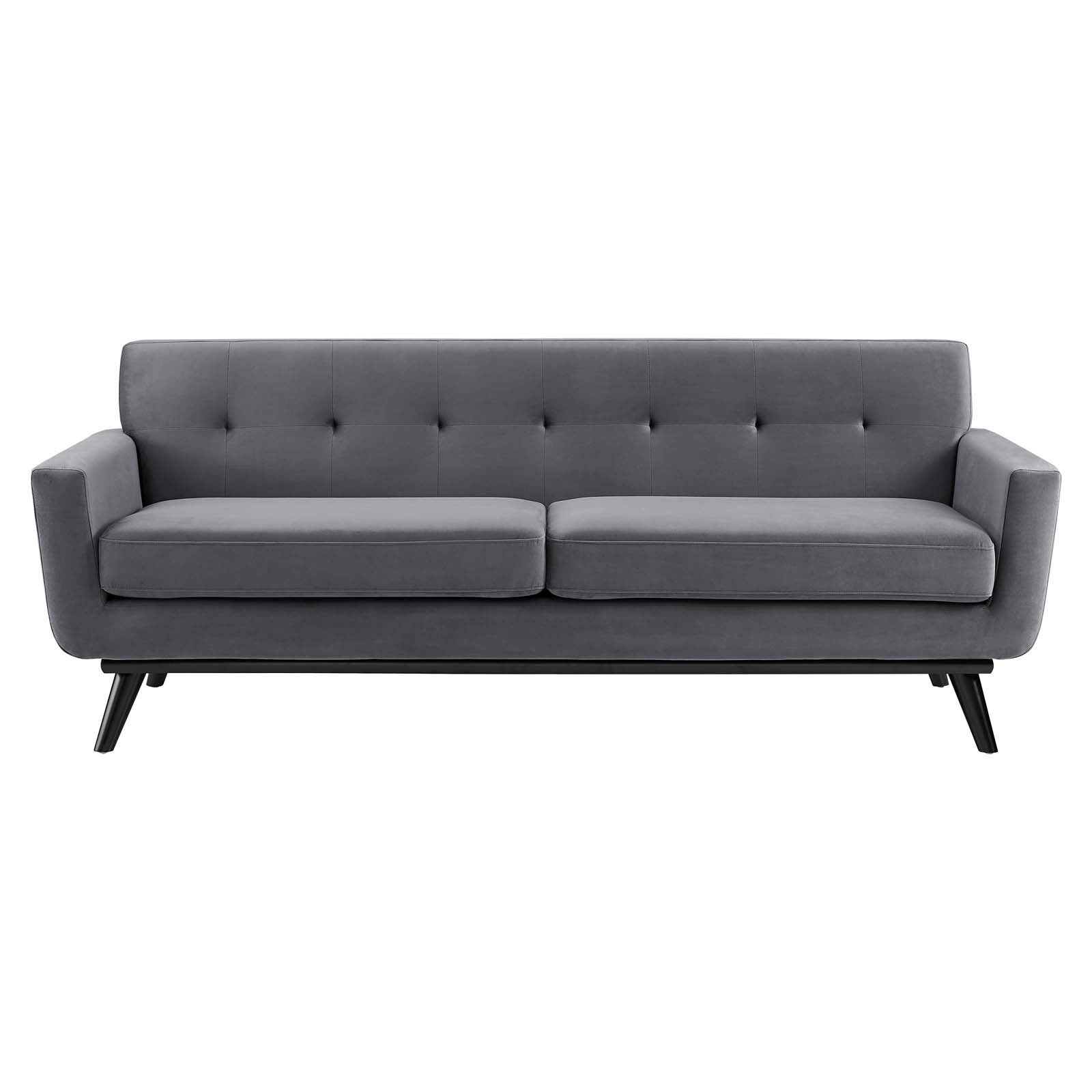 Modway Sofas & Couches - Engage Performance Velvet Sofa Gray
