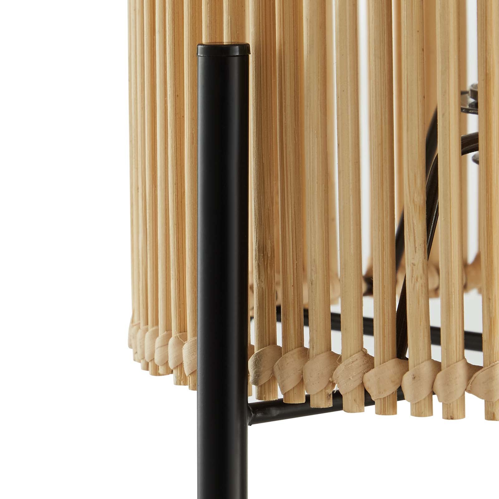 Modway Table Lamps - Casen Bamboo Table Lamp Natural