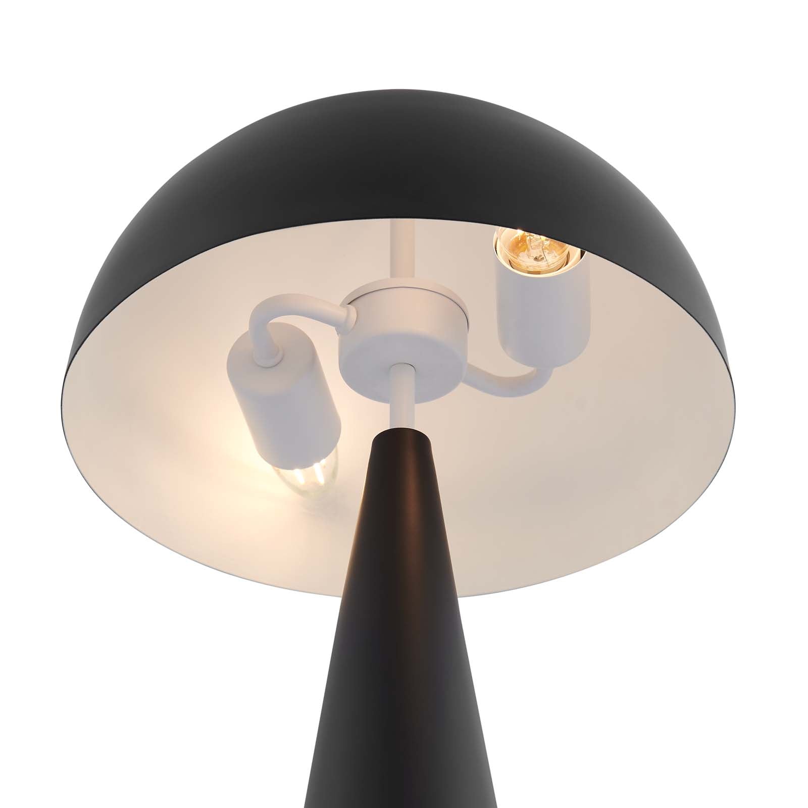 Modway Table Lamps - Selena Metal Table Lamp Black