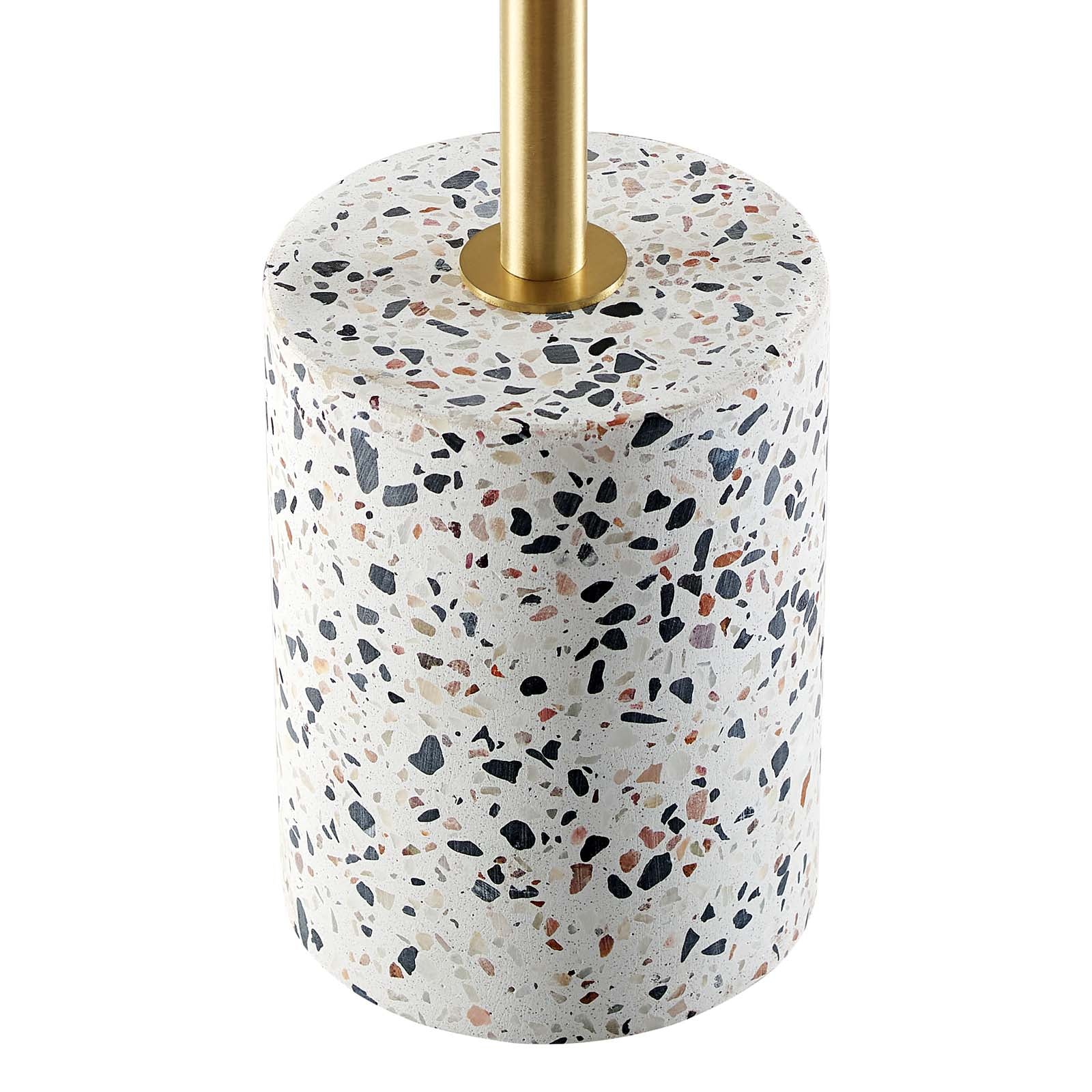 Modway Table Lamps - Logic Terrazzo Table Lamps White