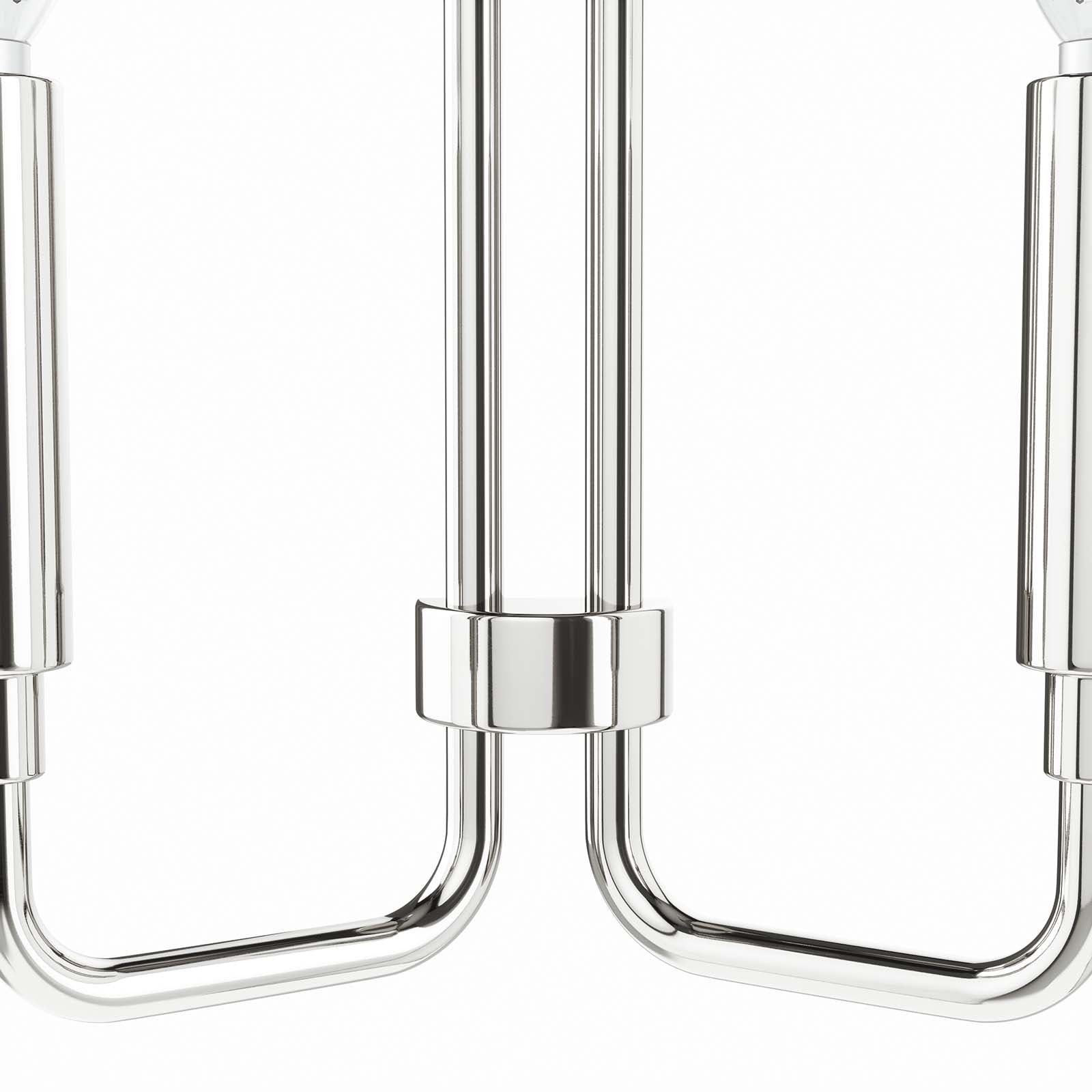 Modway Wall Sconces - Rekindle 2-Light Wall Sconce Polished Nickel
