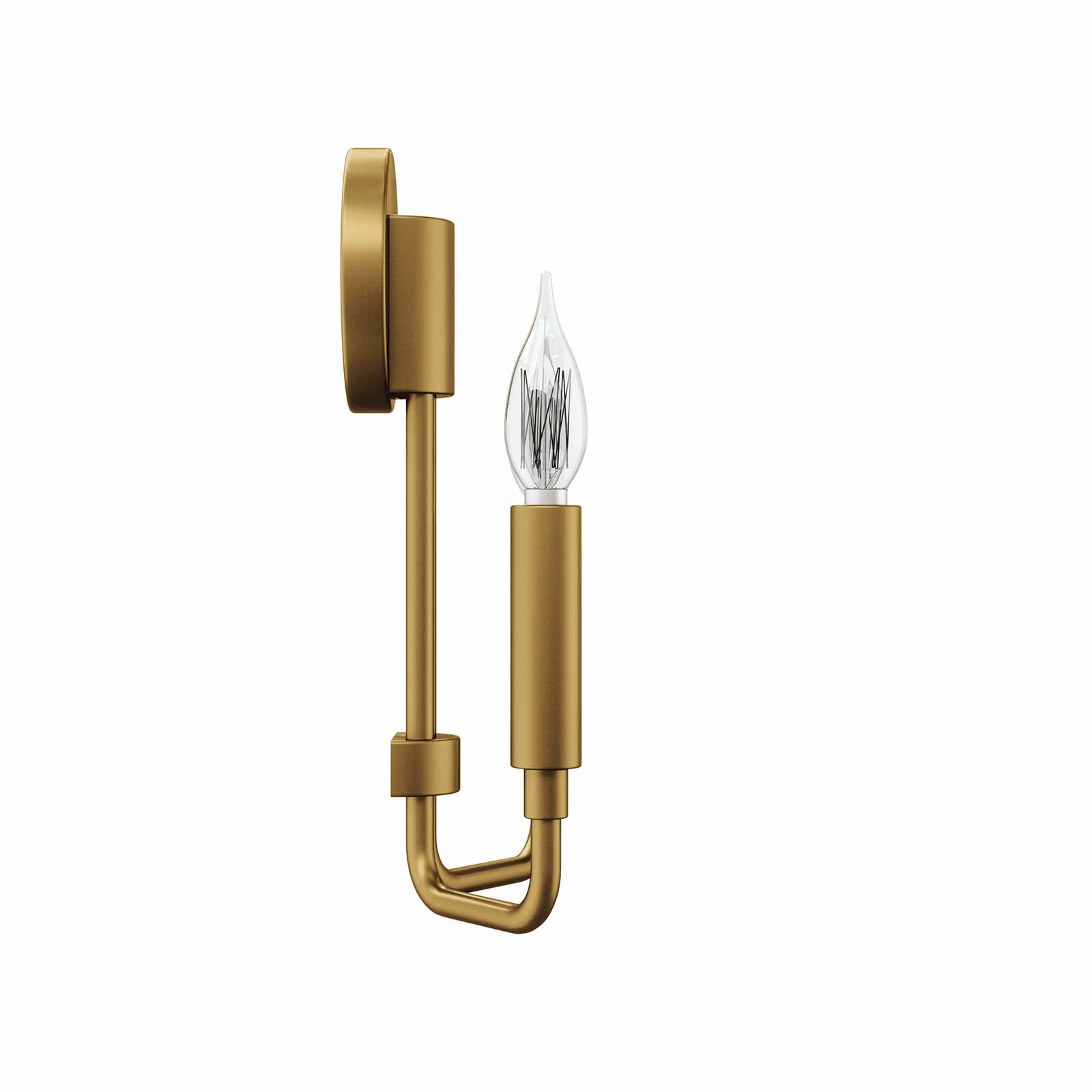 Modway Wall Sconces - Rekindle 2-Light Wall Sconce Satin Brass