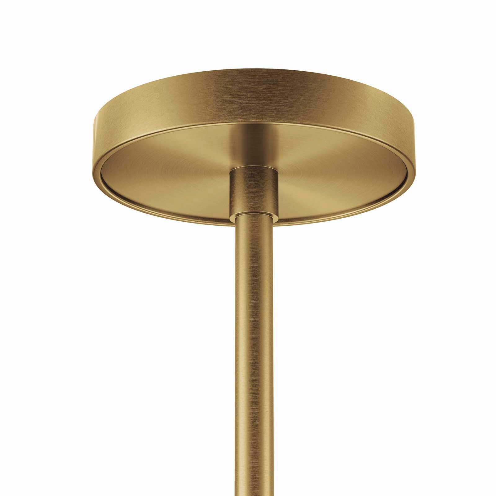 Modway Ceiling Lights - Aspire Pendant Light White Satin Brass