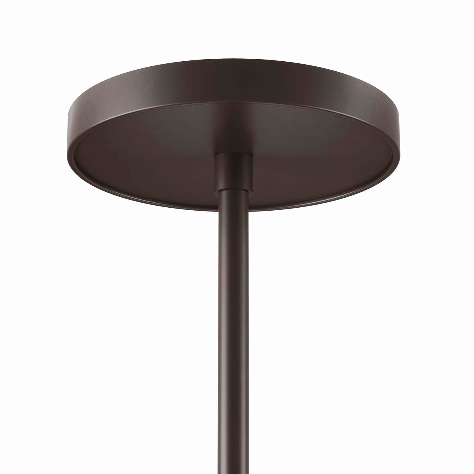 Modway Ceiling Lights - Mercer 4-Light Pendant Light White Brass