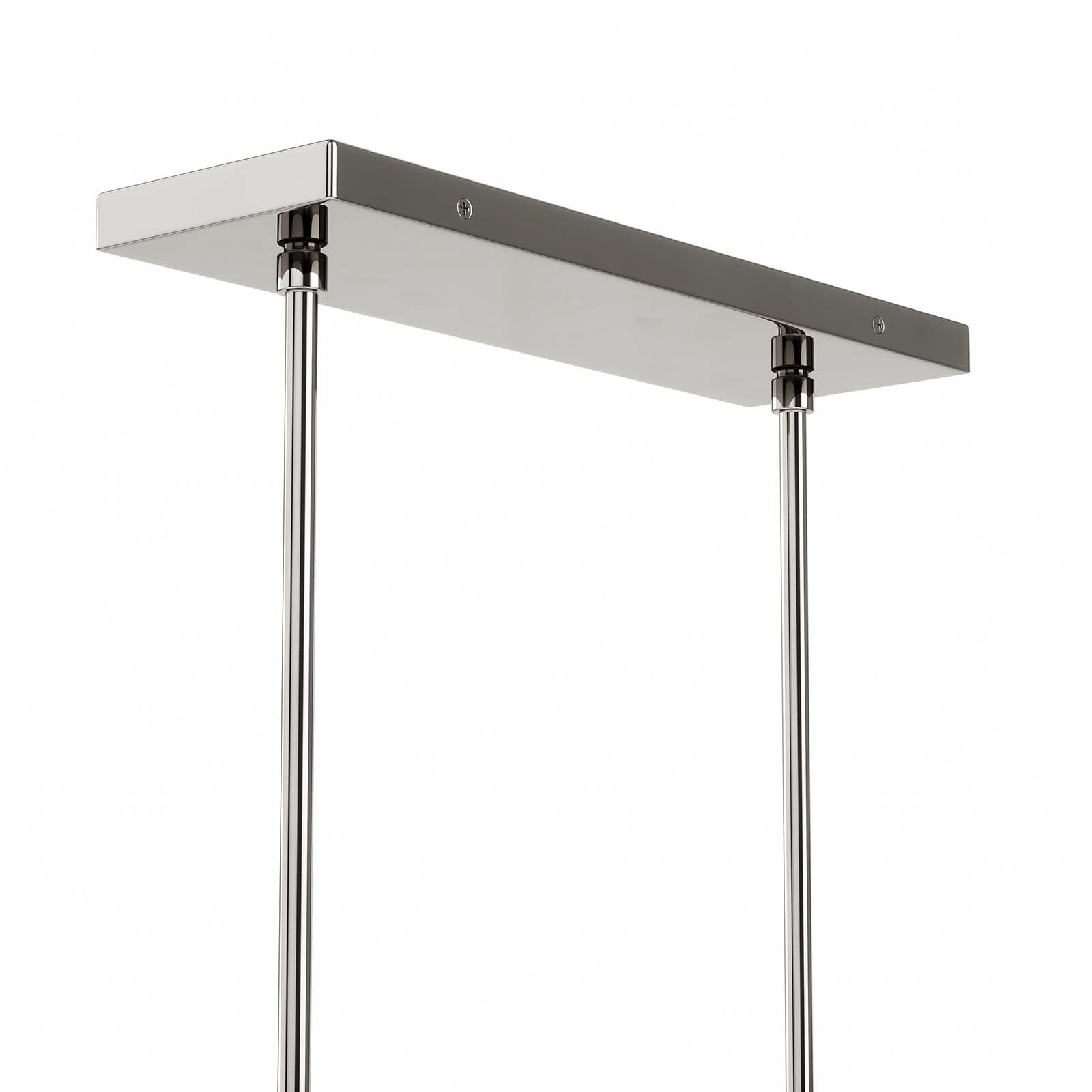 Modway Ceiling Lights - Skylark 6-Light Chandelier Clear Polished Nickel