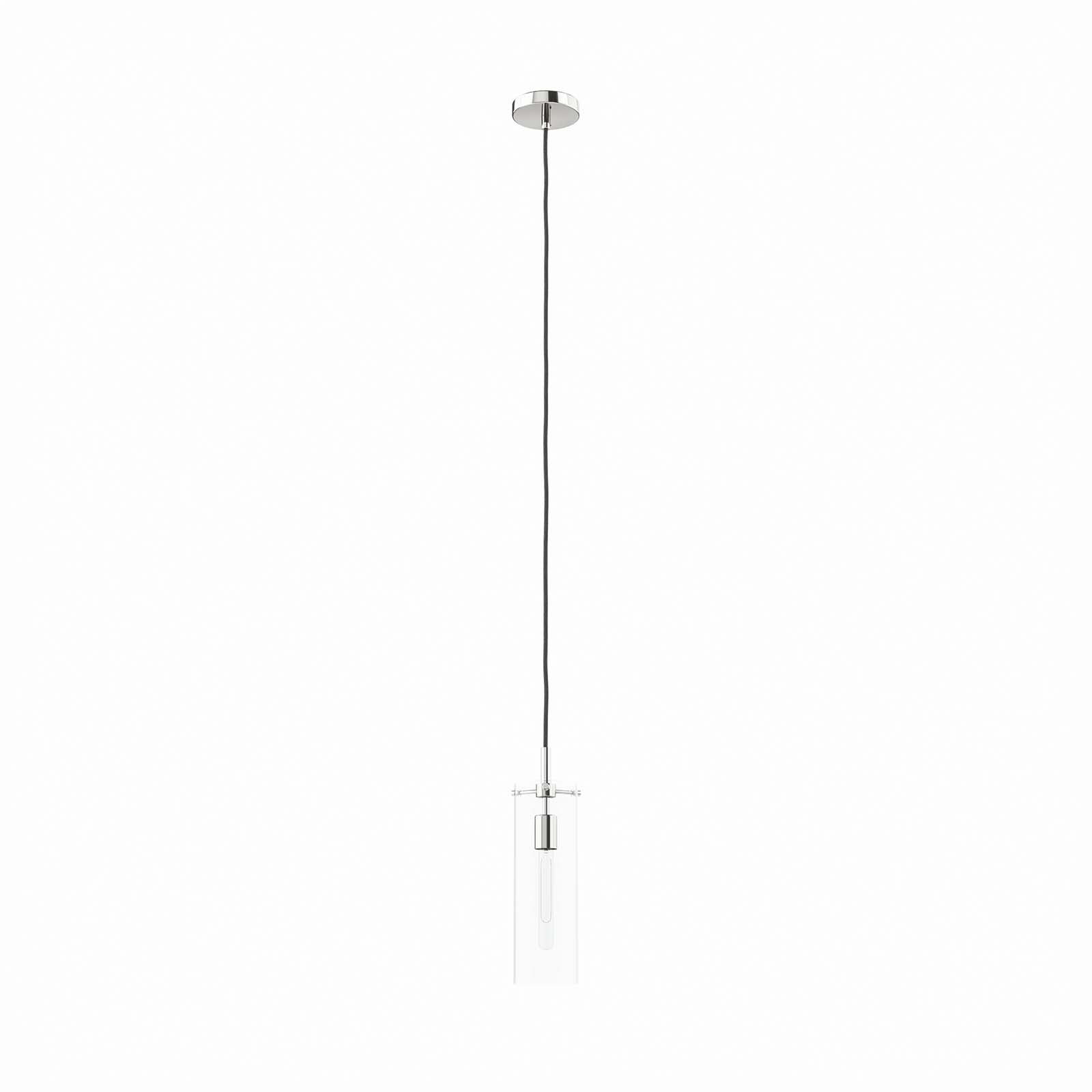 Modway Ceiling Lamps - Skylark-Pendant-Light-Clear-Polished-Nickel