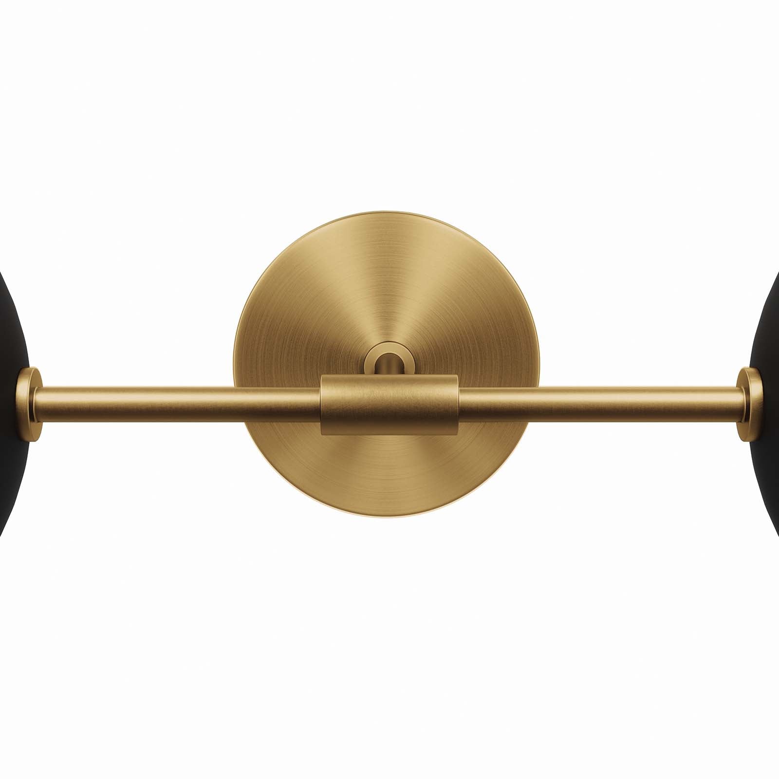 Modway Wall Sconces - Stellar 2-Light Wall Sconce Opal Satin Brass