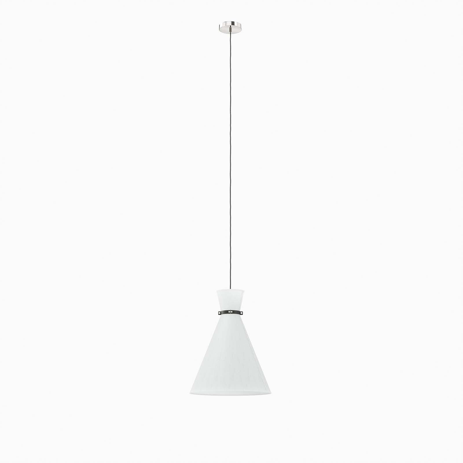 Modway Ceiling Lamps - Starlight-1-Light-Pendant-Light-White-Polished-Nickel