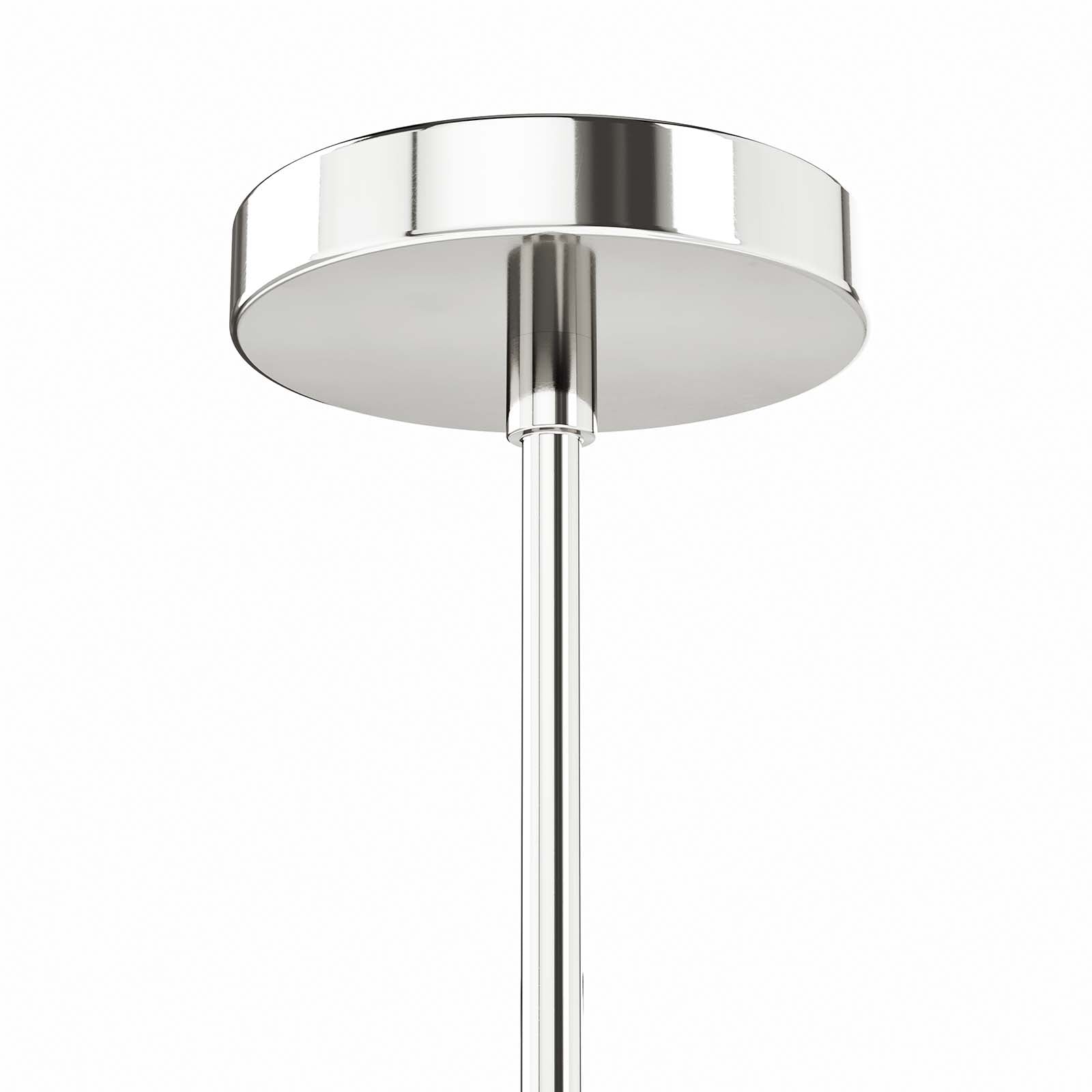 Modway Ceiling Lights - Penrose 6-Light Chandelier Polished Nickel