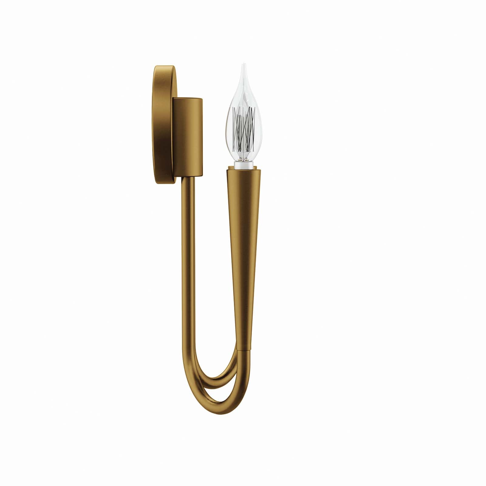 Modway Wall Sconces - Penrose 2-Light Wall Sconce Satin Brass