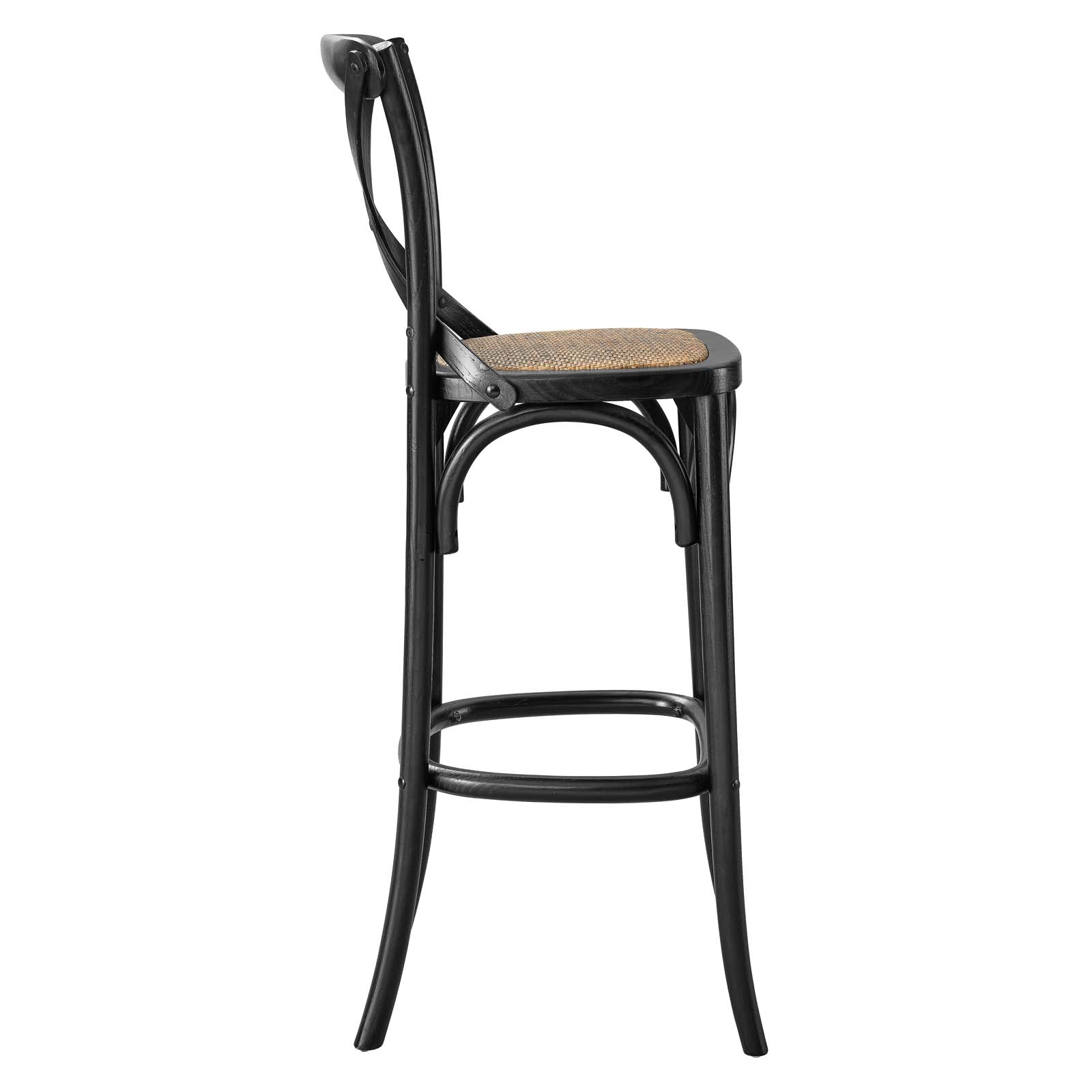 Modway Barstools - Gear Bar Stool Black EEI-5668-BLK