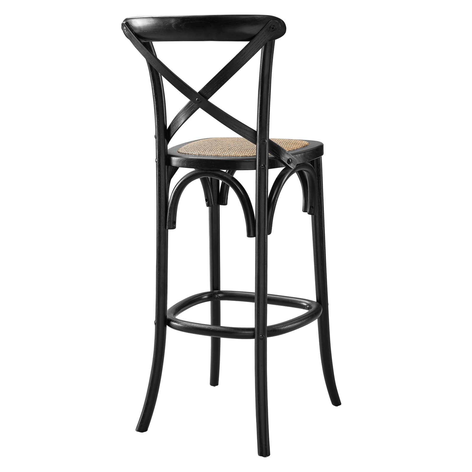Modway Barstools - Gear Bar Stool Black EEI-5668-BLK
