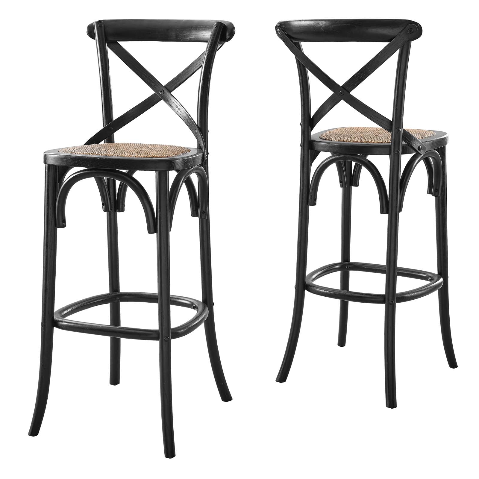 Modway Barstools - Gear Bar Stool Black EEI-5668-BLK