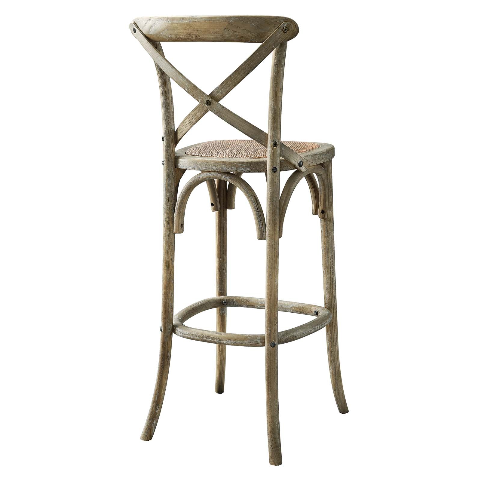 Modway Barstools - Gear Bar Stool Gray EEI-5668-GRY