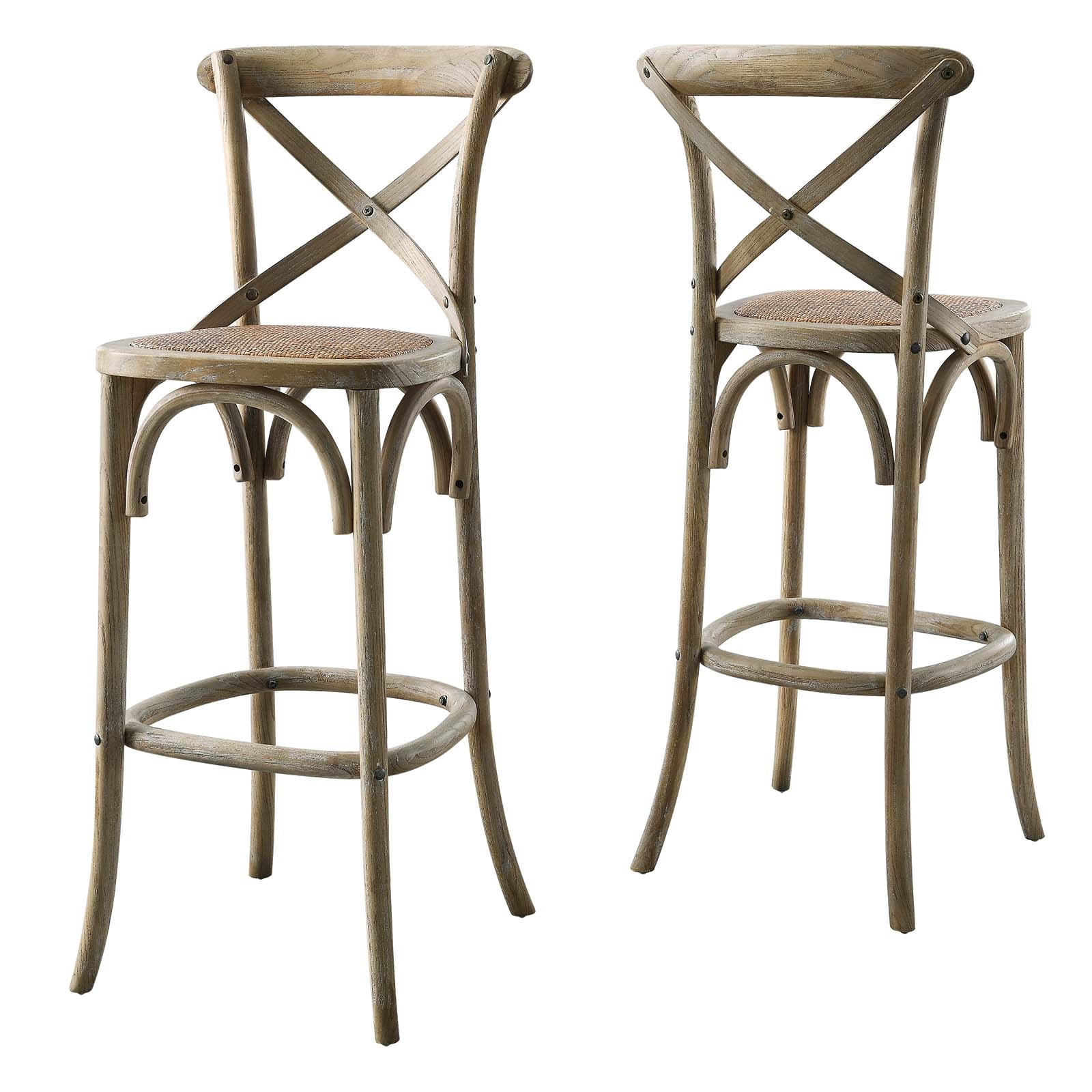 Modway Barstools - Gear Bar Stool Gray EEI-5668-GRY