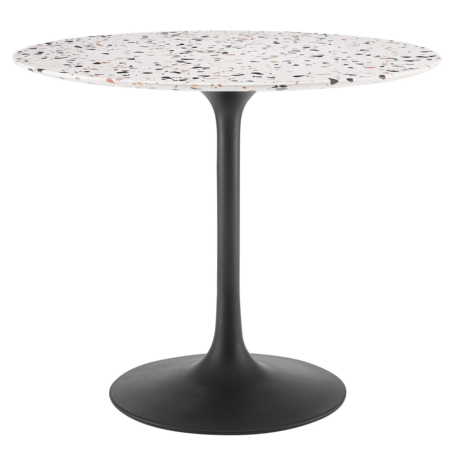 Modway Dining Tables - Lippa-36"-Round-Terrazzo-Dining-Table-Black-White
