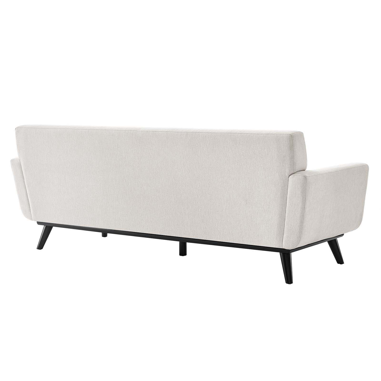 Modway Sofas & Couches - Engage Herringbone Fabric Sofa Ivory