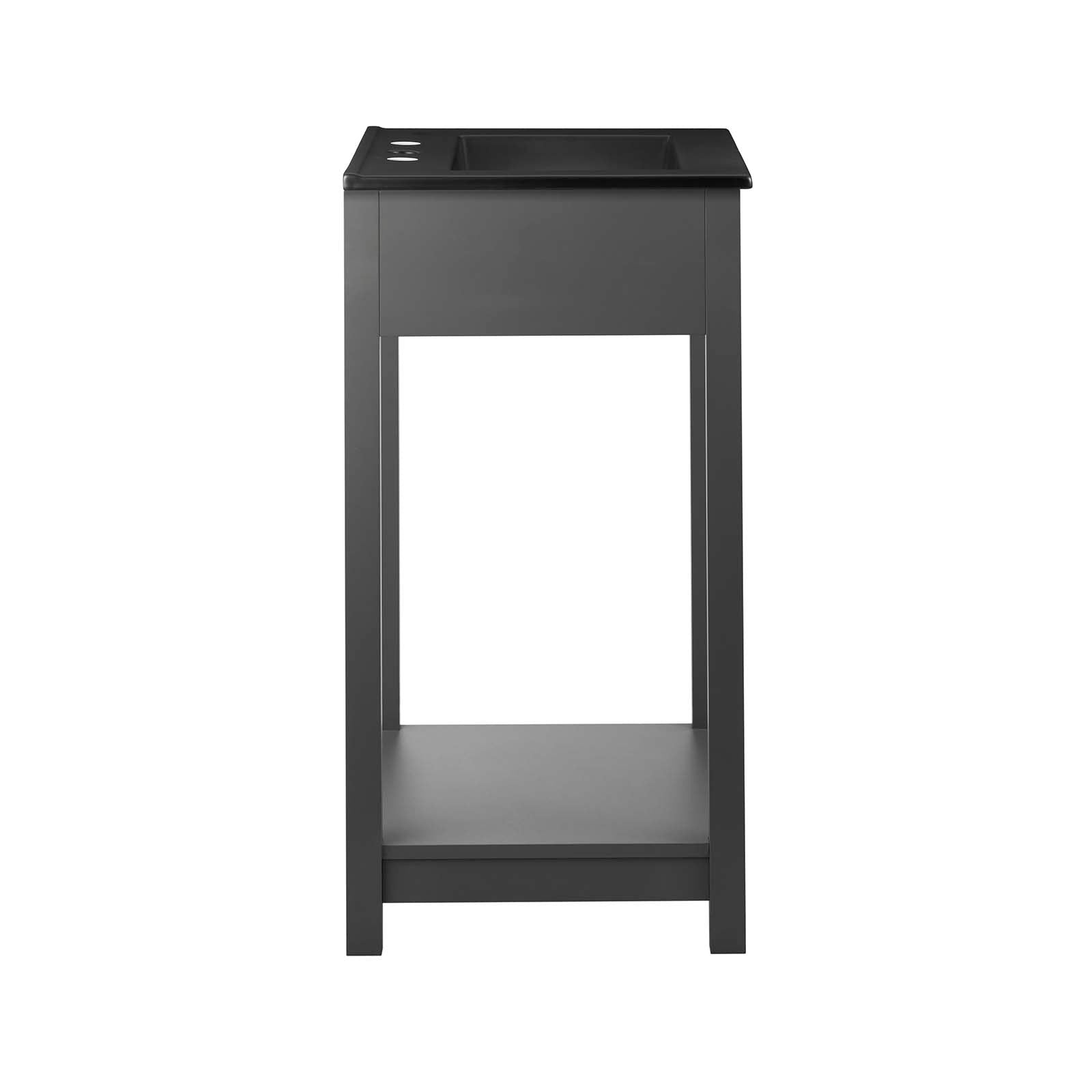 Modway Bathroom Vanity - Altura 24" Bathroom Vanity Gray Black