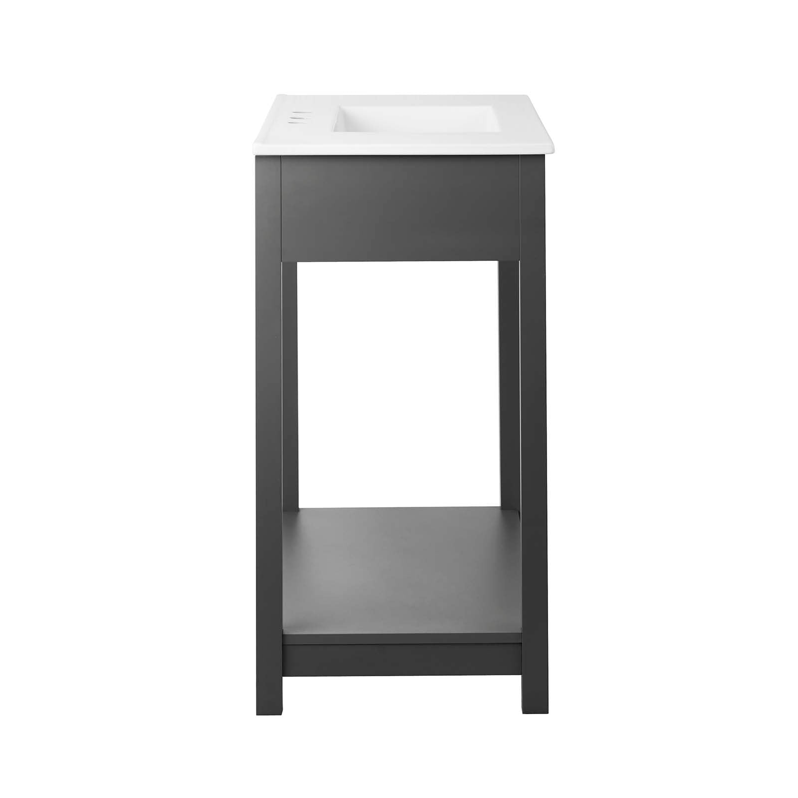 Modway Bathroom Vanity - Altura 36" Bathroom Vanity Gray White