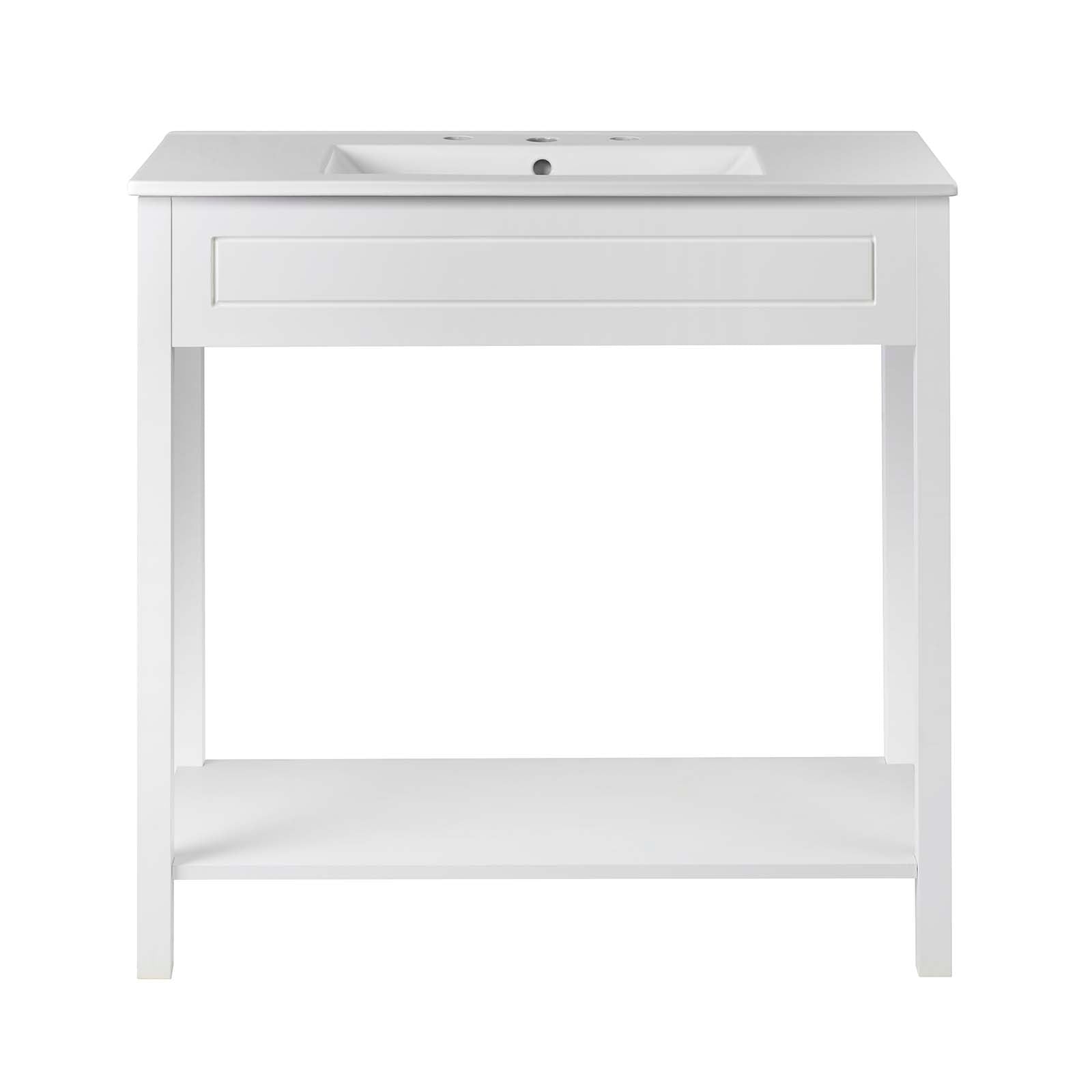 Modway Bathroom Vanity - Altura 36" Bathroom Vanity White