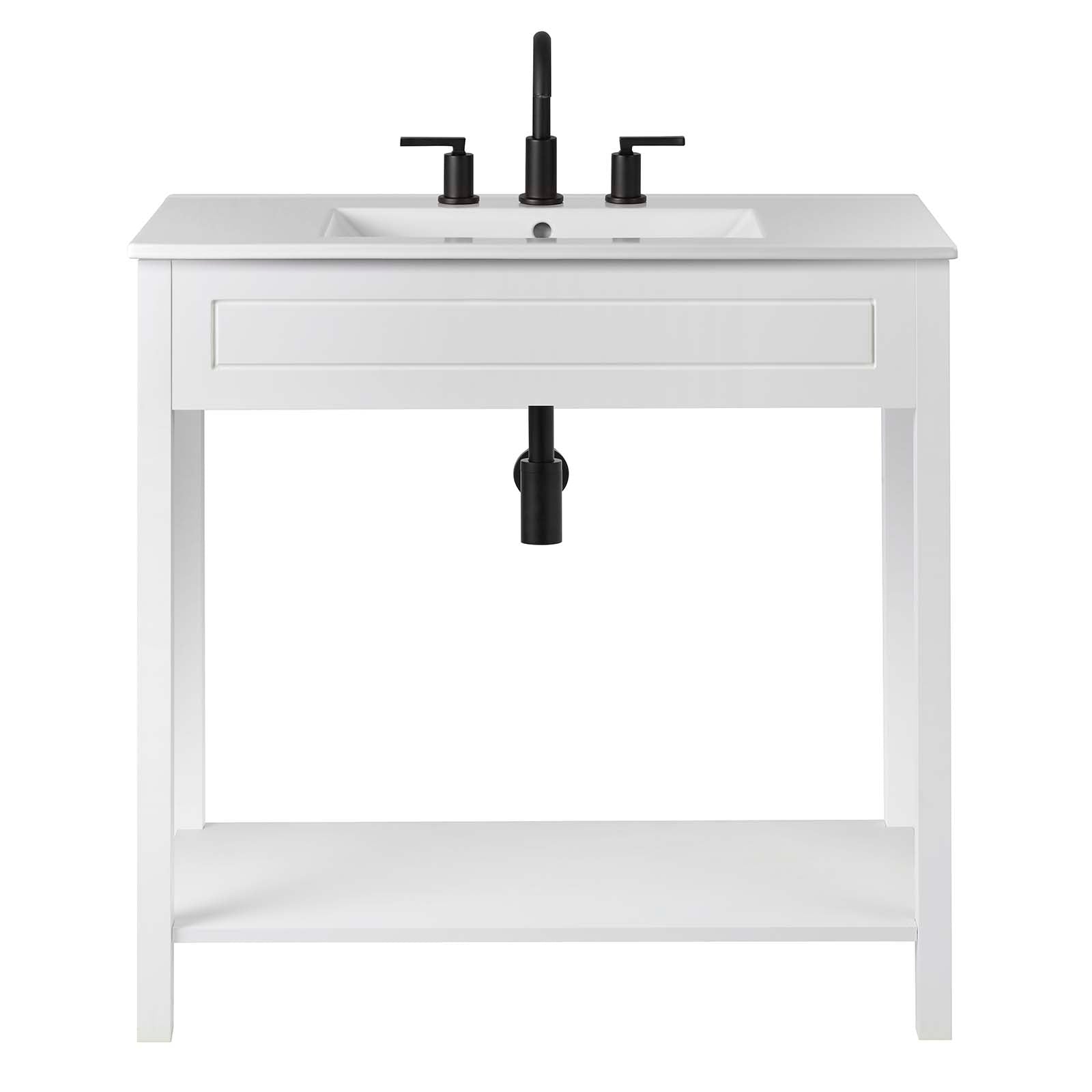 Modway Bathroom Vanity - Altura 36" Bathroom Vanity White