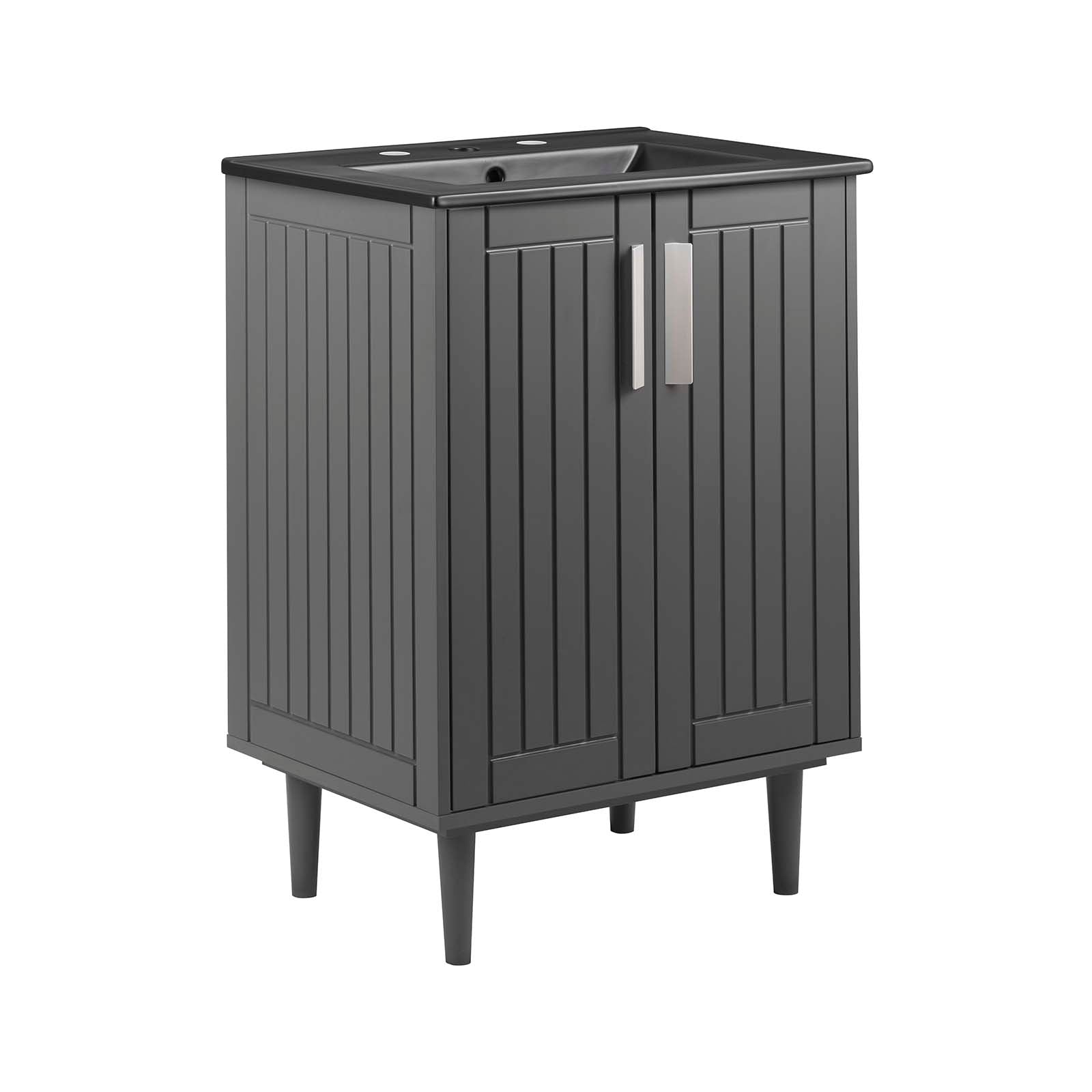 Modway Bathroom Vanity - Augusta 24" Bathroom Vanity Gray Black