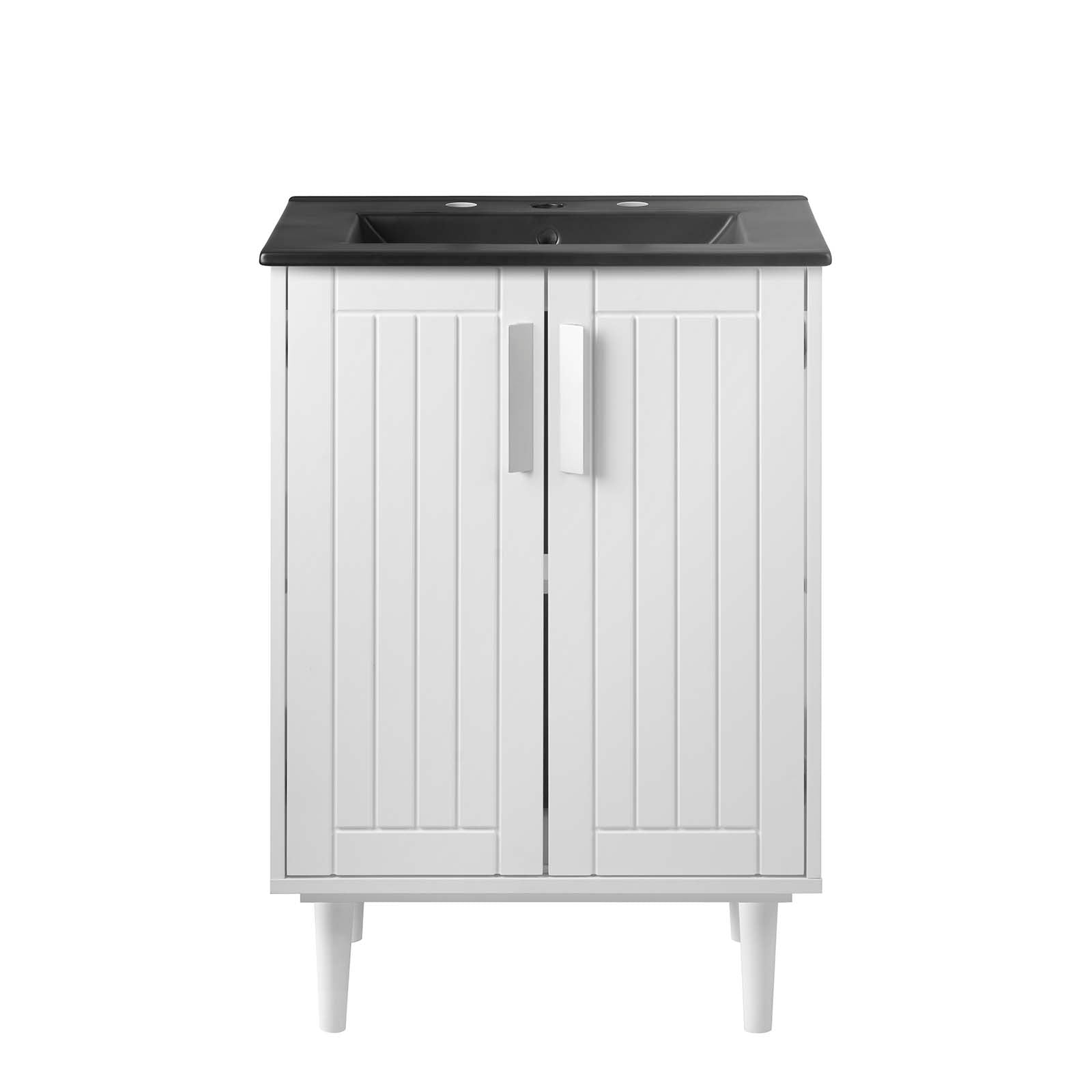 Modway Bathroom Vanity - Augusta 24" Bathroom Vanity White Black