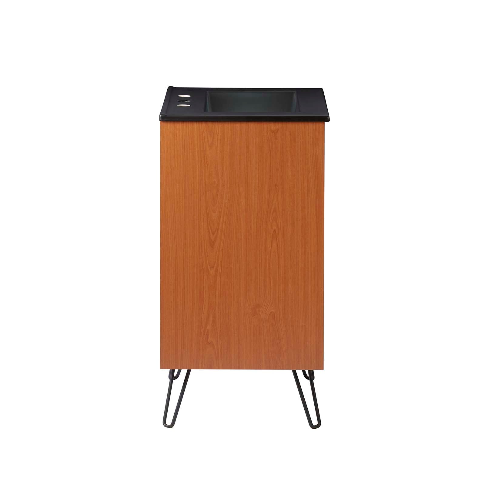 Modway Bathroom Vanity - Energize 24" Bathroom Vanity Cherry White Black