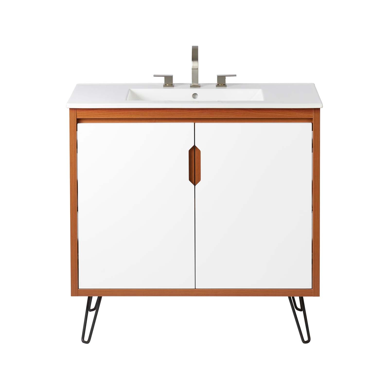 Modway Bathroom Vanity - Energize 36" Bathroom Vanity Cherry
