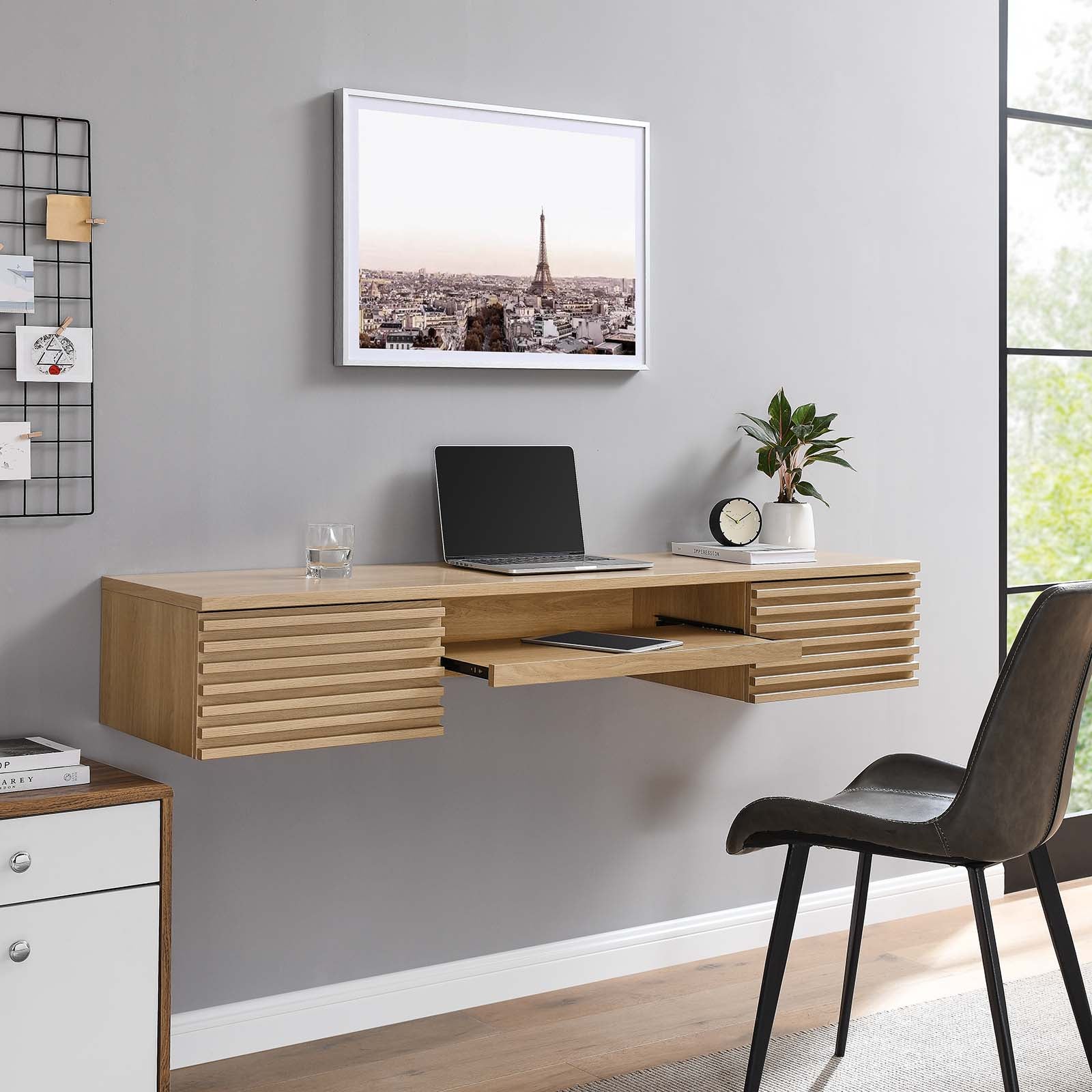 Long store thin desk