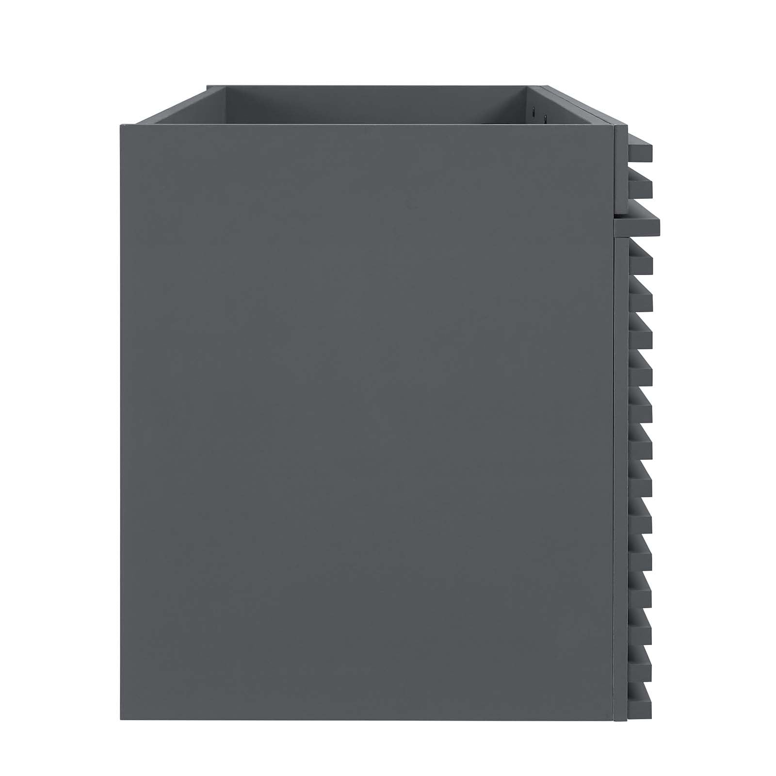 Modway Bathroom Vanity - Render 48" Wall-Mount Bathroom Vanity Cabinet Gray EEI-5866-GRY