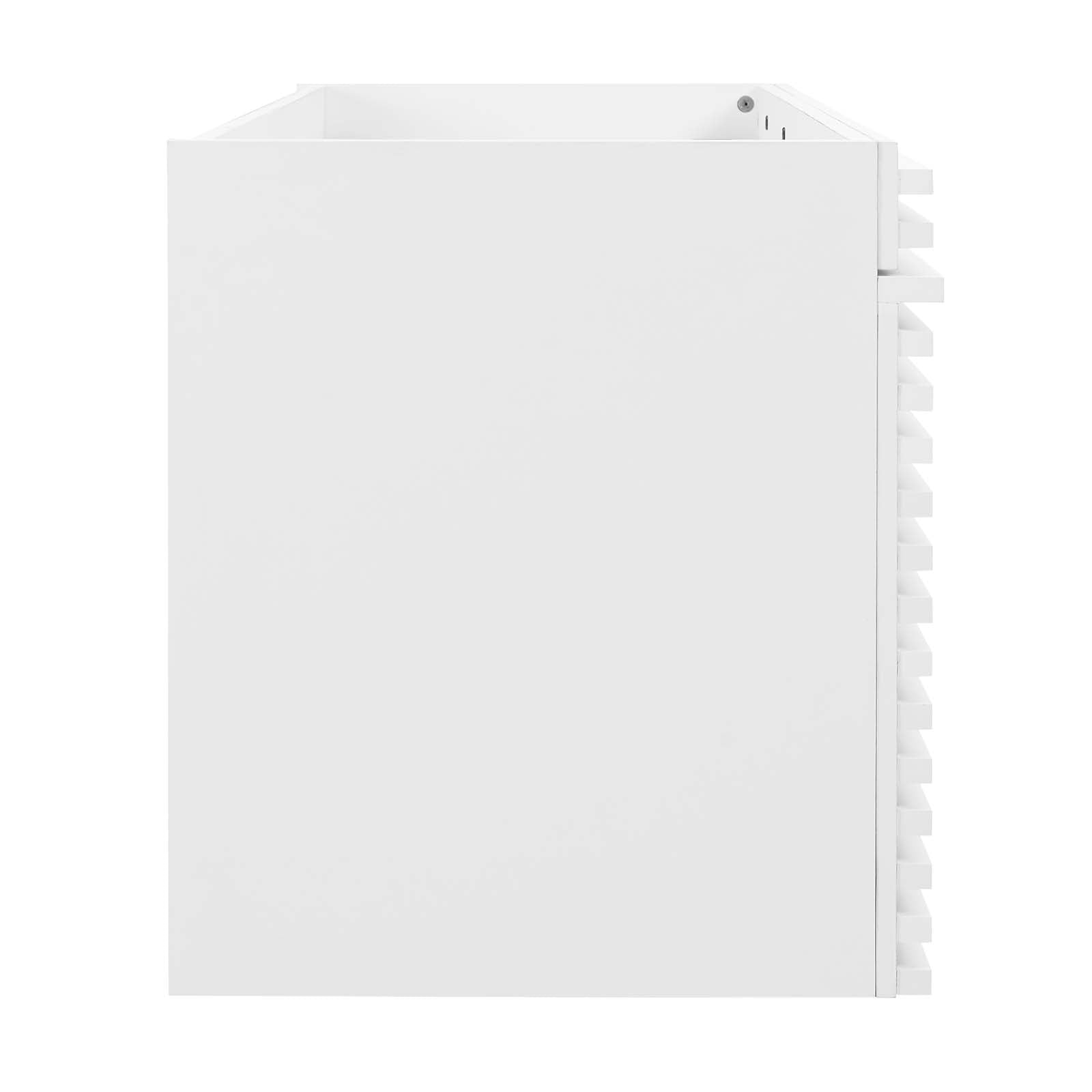 Modway Bathroom Vanity - Render 48" Wall-Mount Bathroom Vanity Cabinet White EEI-5866-WHI
