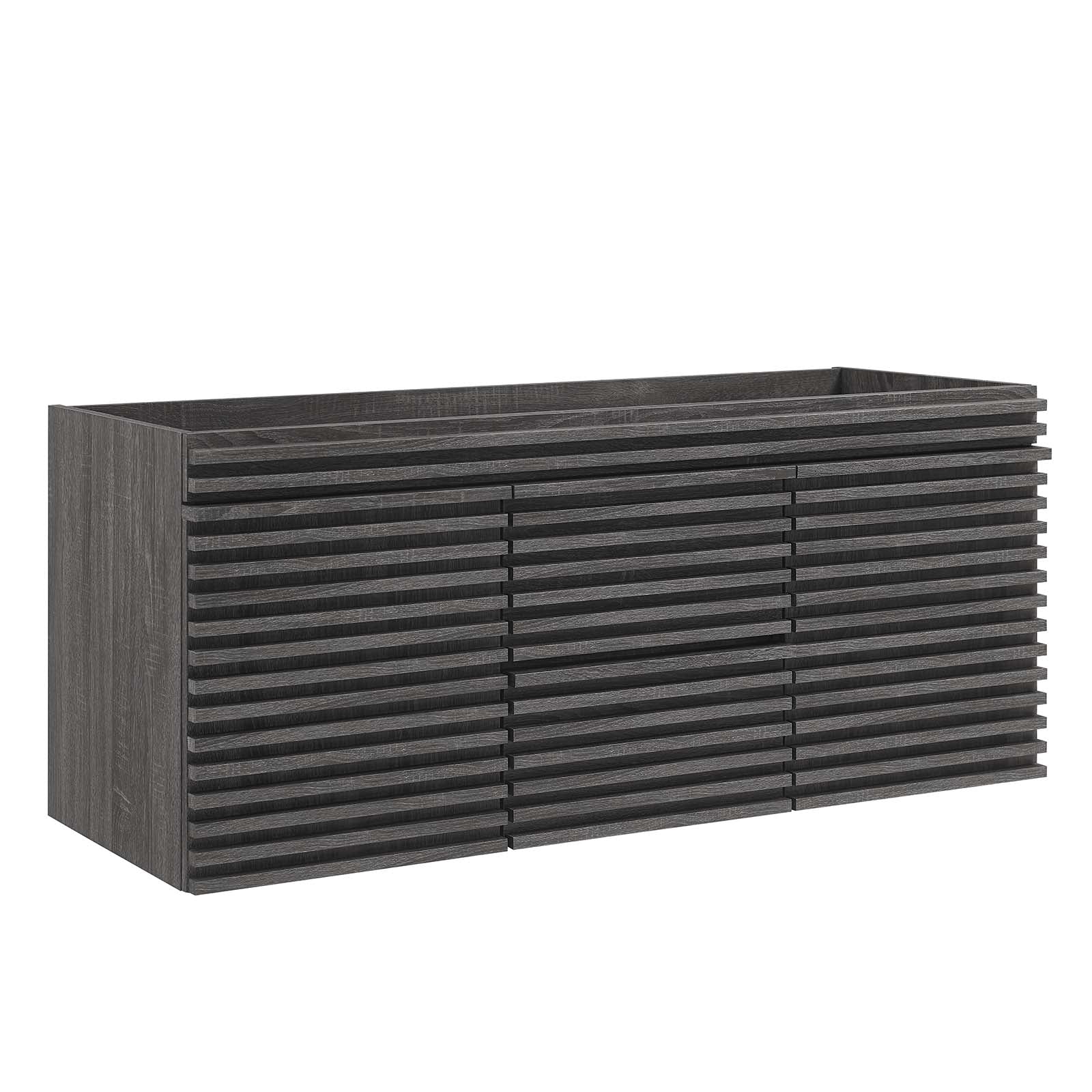 Modway Bathroom Vanity - Render 48" Wall-Mount Bathroom Vanity Cabinet Charcoal EEI-5867-CHA