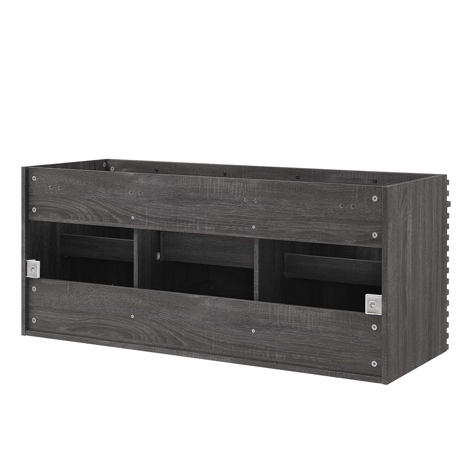 Modway Bathroom Vanity - Render 48" Wall-Mount Bathroom Vanity Cabinet Charcoal EEI-5867-CHA